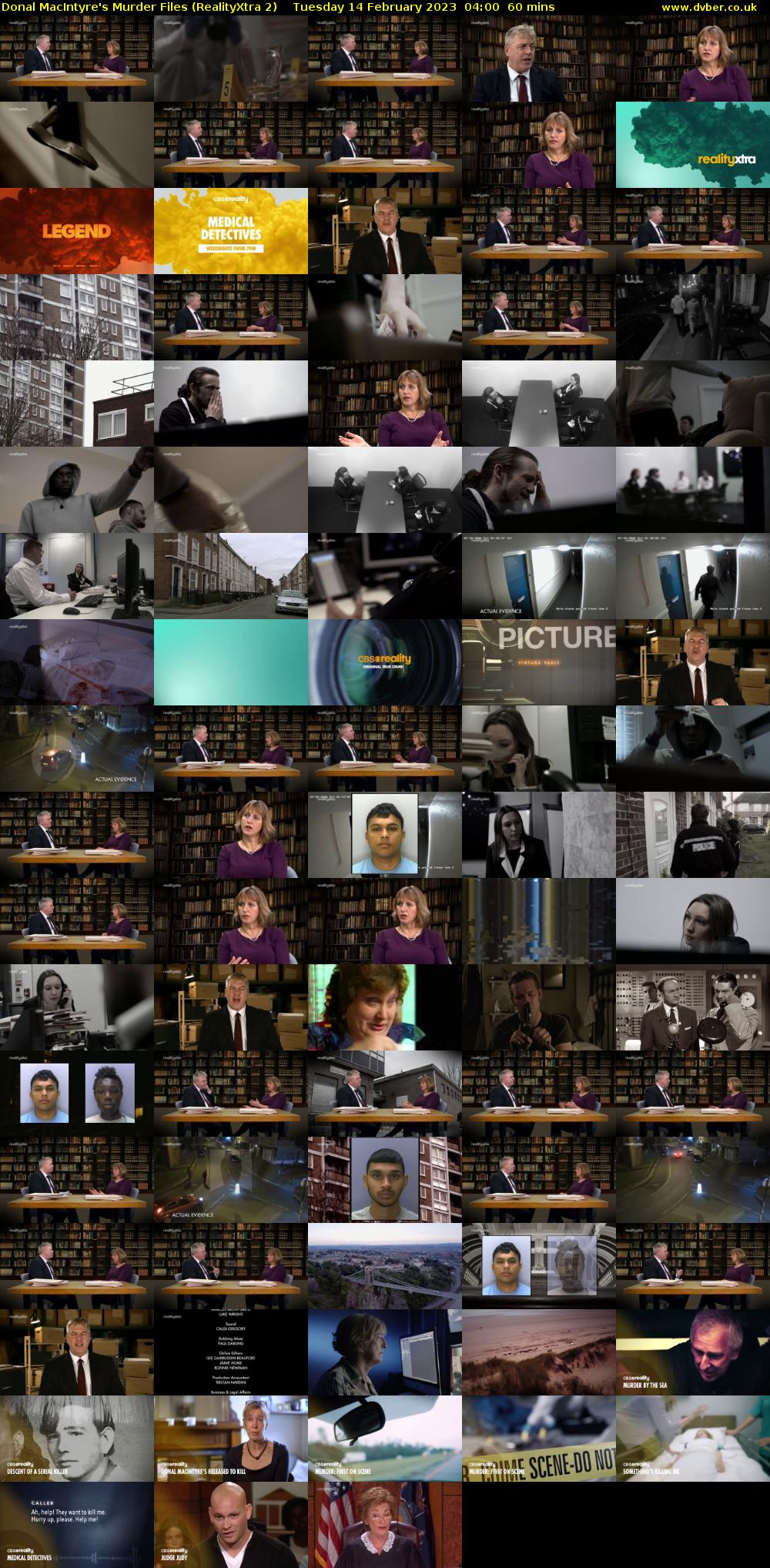 Donal MacIntyre's Murder Files (RealityXtra 2) Tuesday 14 February 2023 04:00 - 05:00