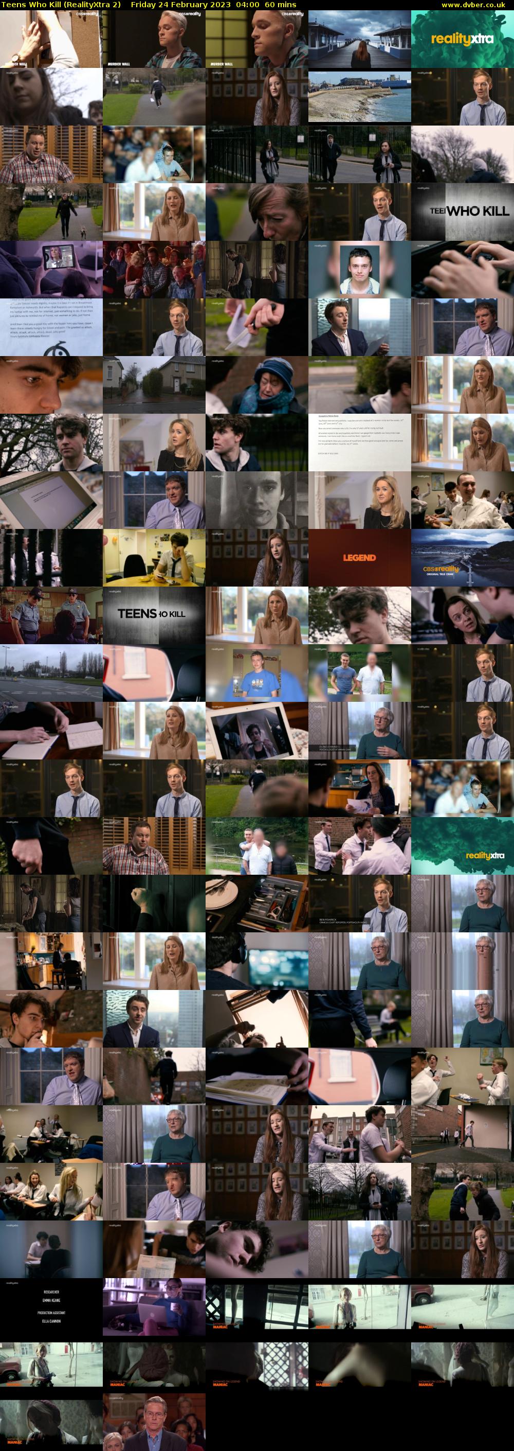 Teens Who Kill (RealityXtra 2) Friday 24 February 2023 04:00 - 05:00