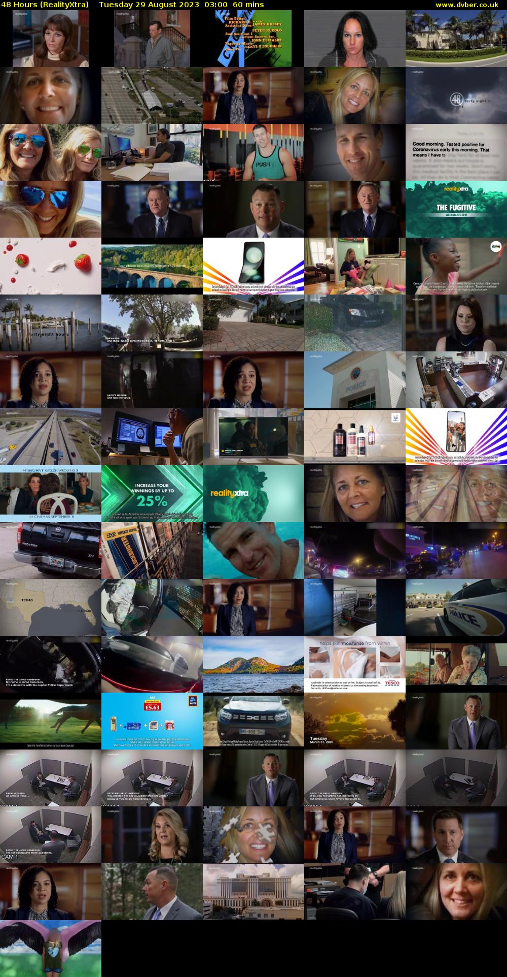 48 Hours (RealityXtra) Tuesday 29 August 2023 03:00 - 04:00