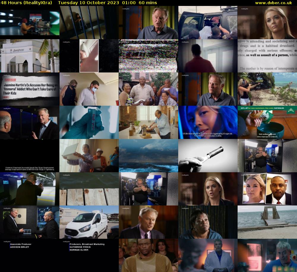 48 Hours (RealityXtra) Tuesday 10 October 2023 01:00 - 02:00