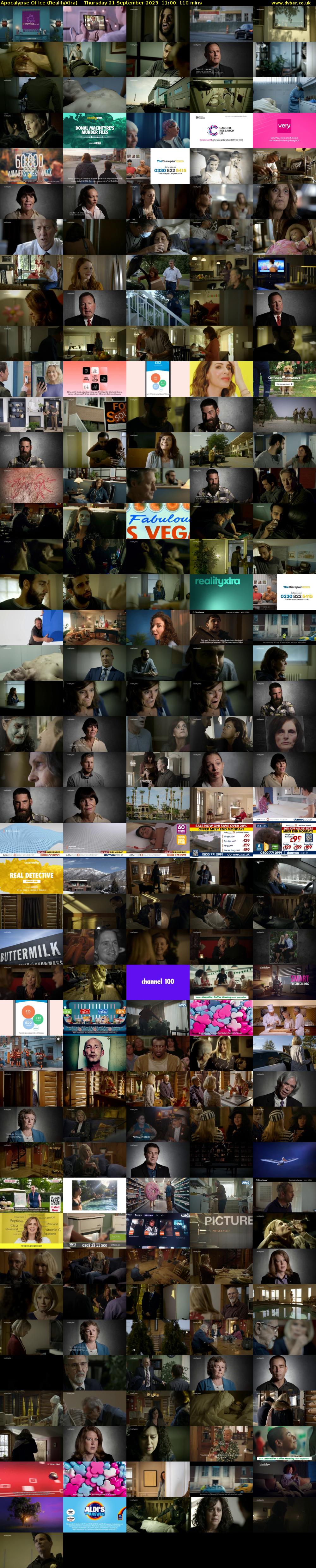 Apocalypse Of Ice (RealityXtra) Thursday 21 September 2023 11:00 - 12:50
