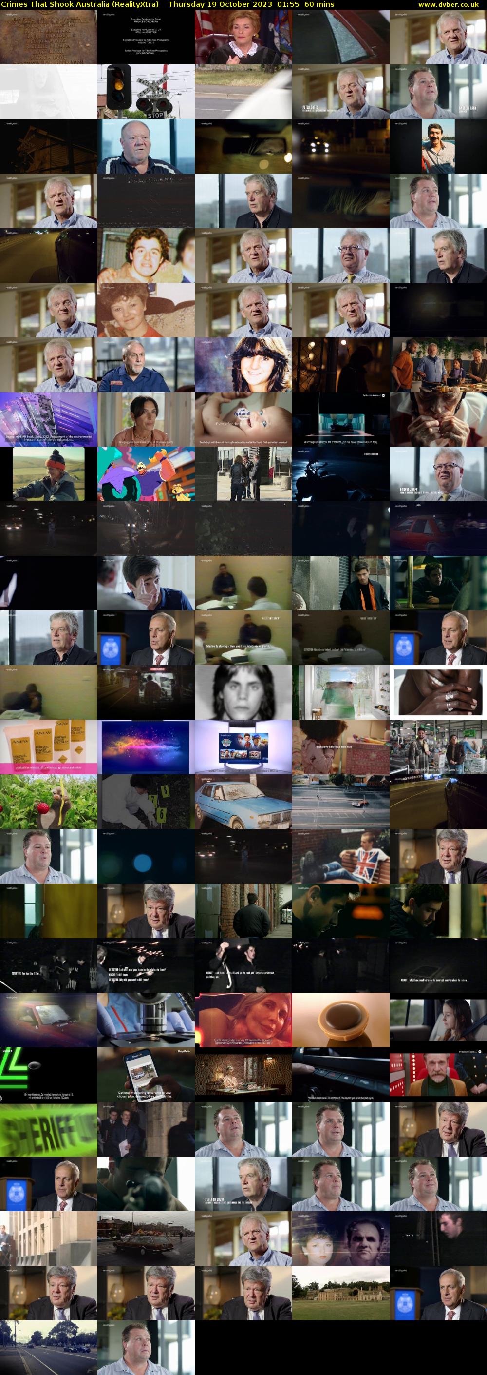 Crimes That Shook Australia (RealityXtra) Thursday 19 October 2023 01:55 - 02:55