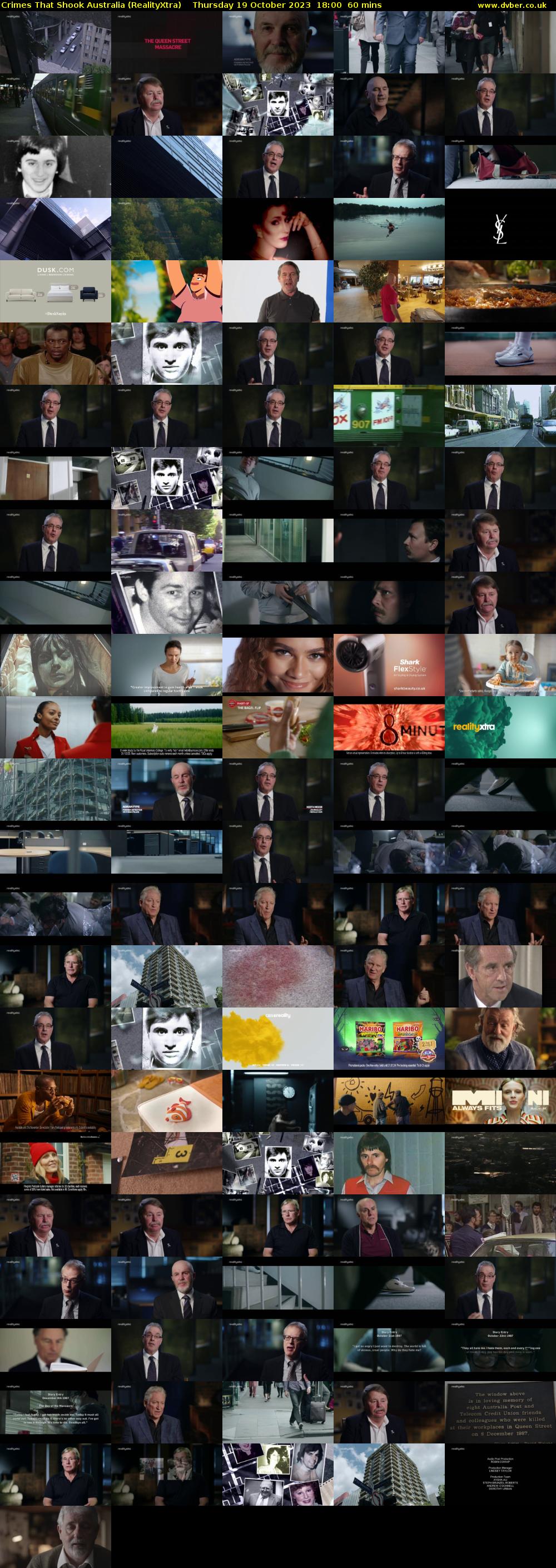 Crimes That Shook Australia (RealityXtra) Thursday 19 October 2023 18:00 - 19:00