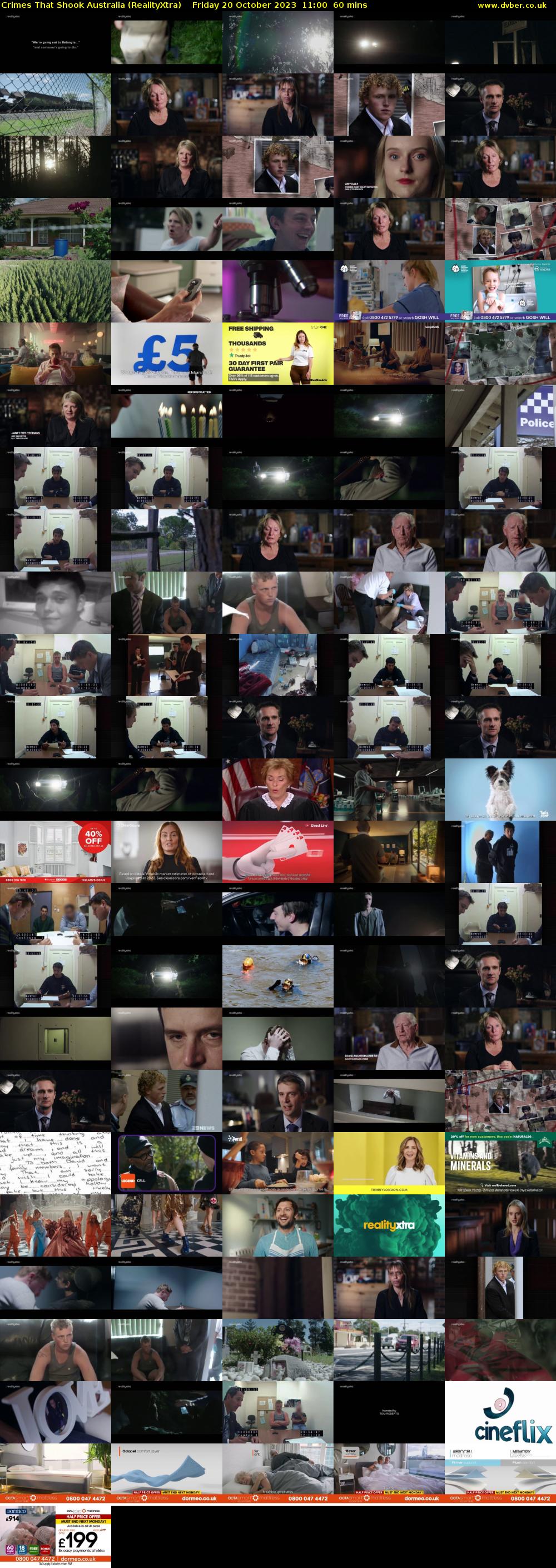 Crimes That Shook Australia (RealityXtra) Friday 20 October 2023 11:00 - 12:00