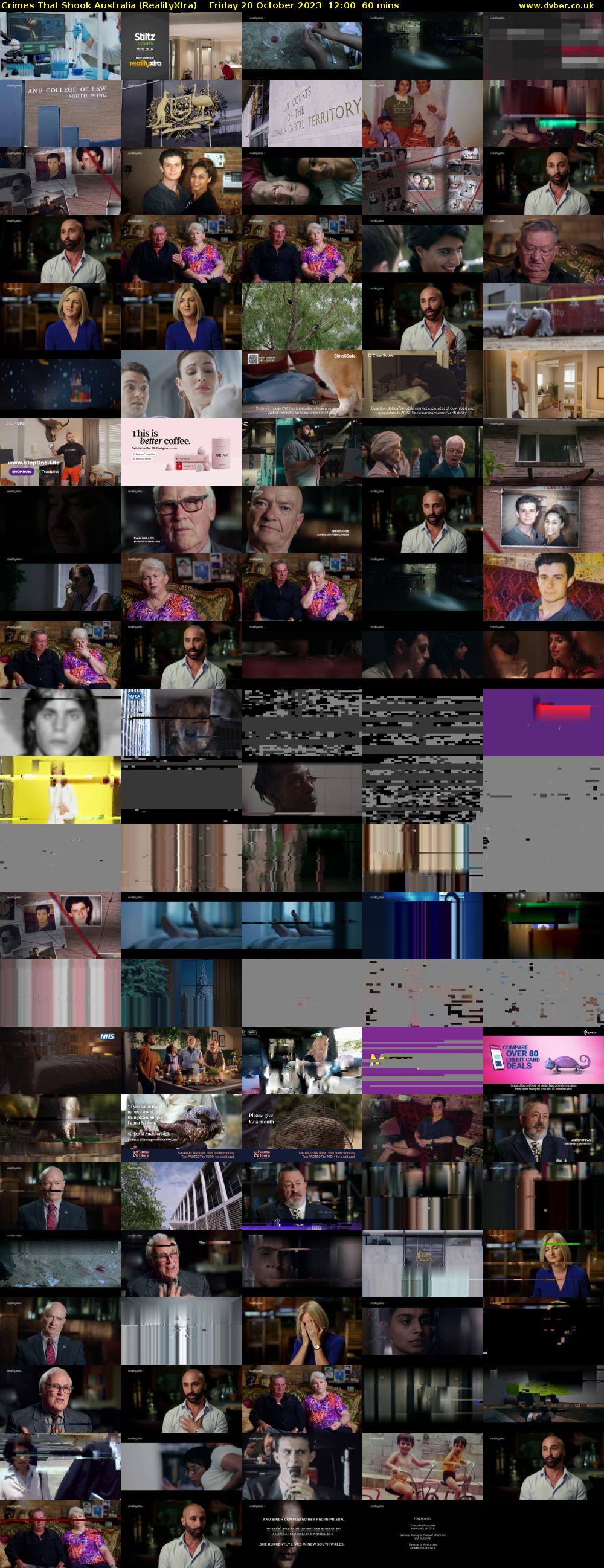 Crimes That Shook Australia (RealityXtra) Friday 20 October 2023 12:00 - 13:00