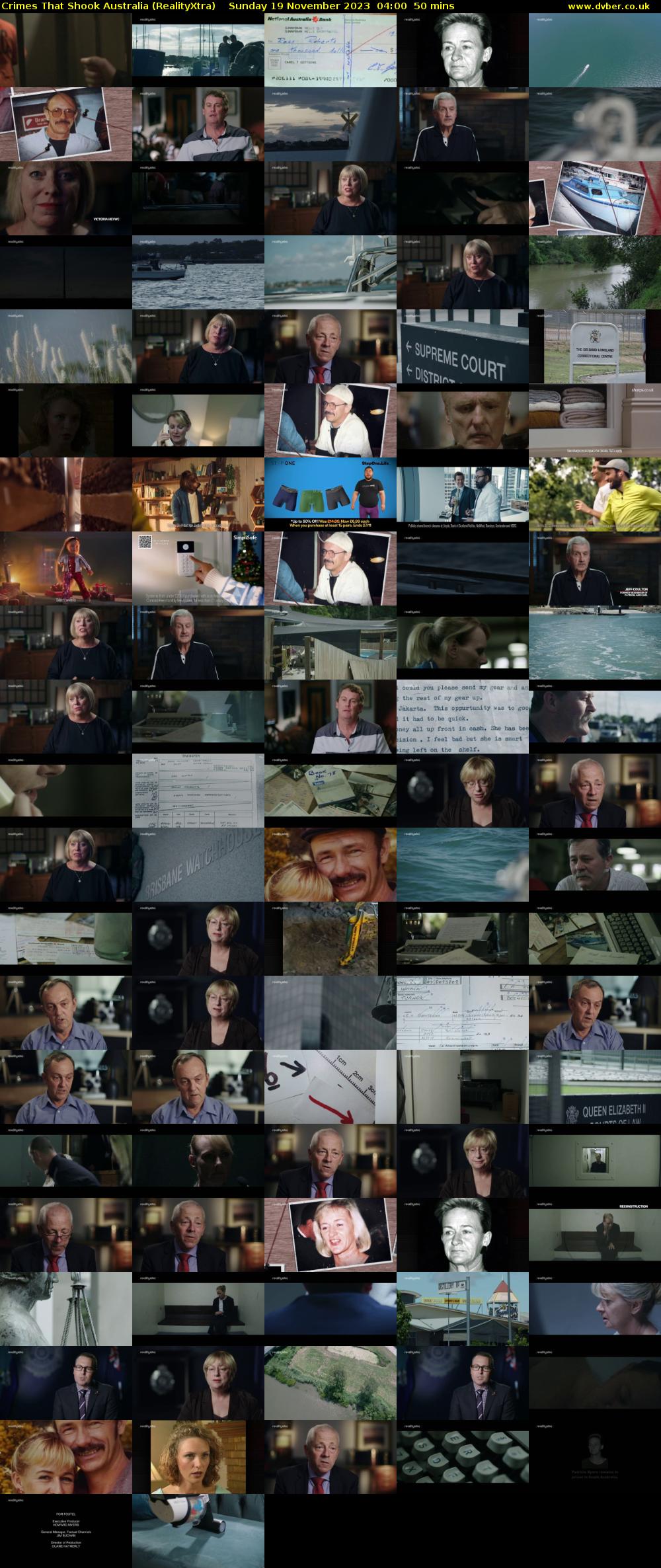 Crimes That Shook Australia (RealityXtra) Sunday 19 November 2023 04:00 - 04:50