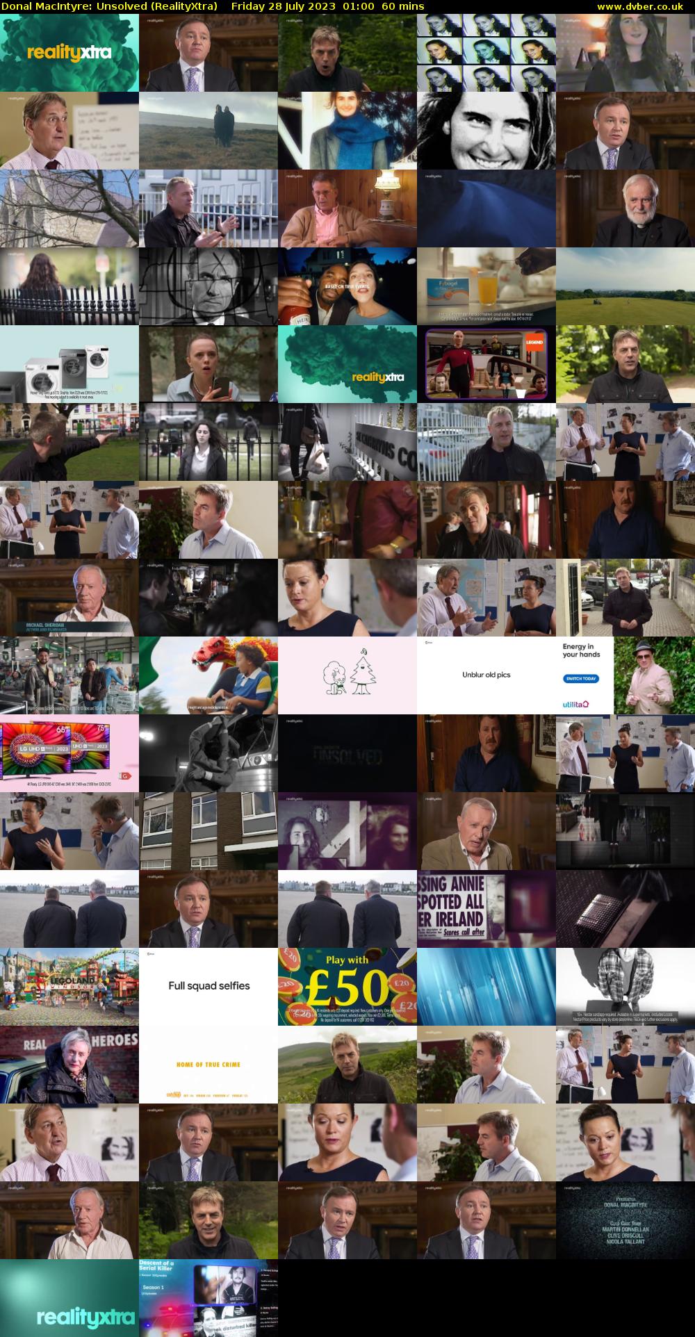 Donal MacIntyre: Unsolved (RealityXtra) Friday 28 July 2023 01:00 - 02:00