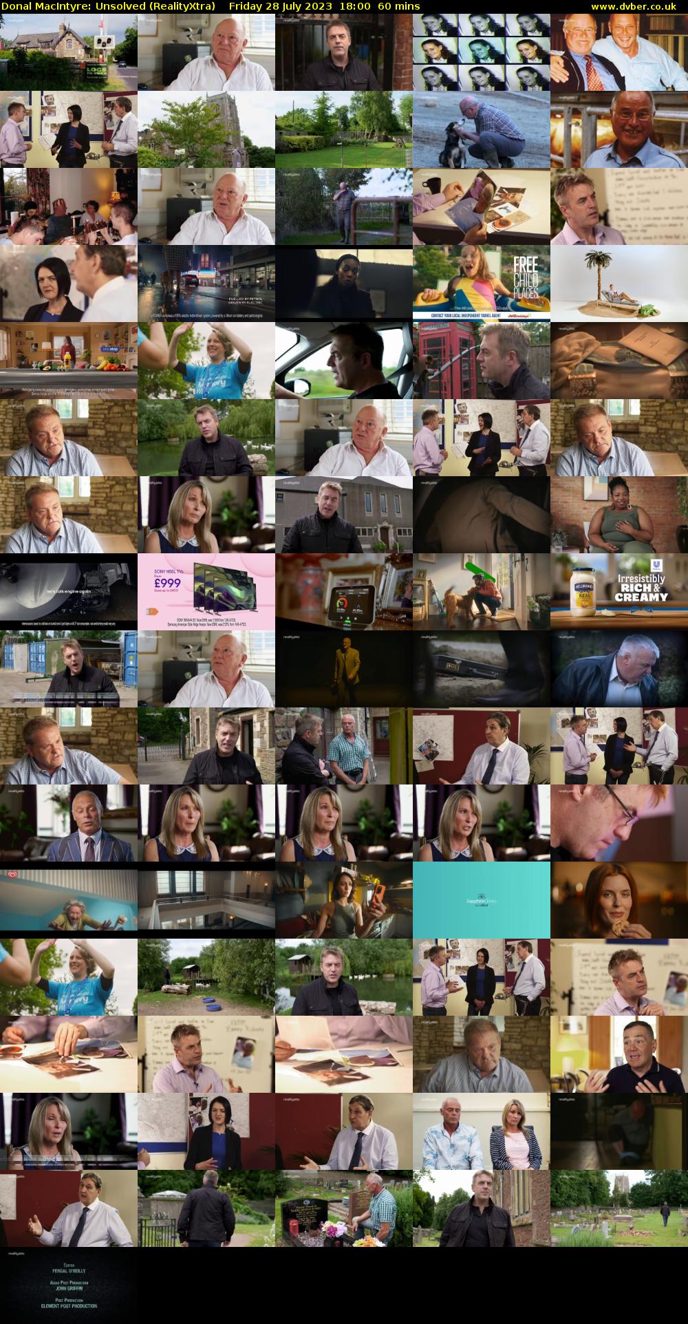 Donal MacIntyre: Unsolved (RealityXtra) Friday 28 July 2023 18:00 - 19:00