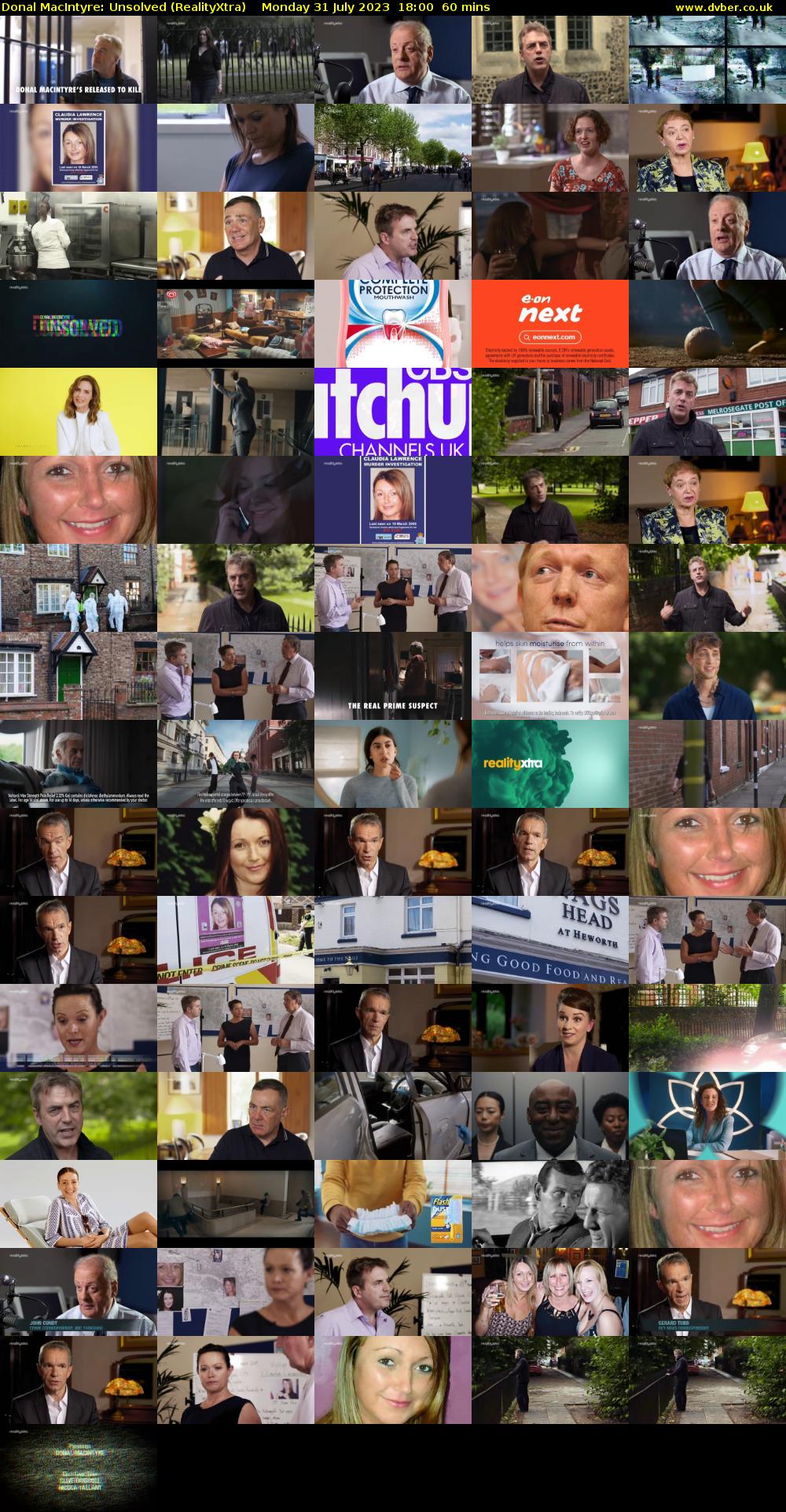Donal MacIntyre: Unsolved (RealityXtra) Monday 31 July 2023 18:00 - 19:00