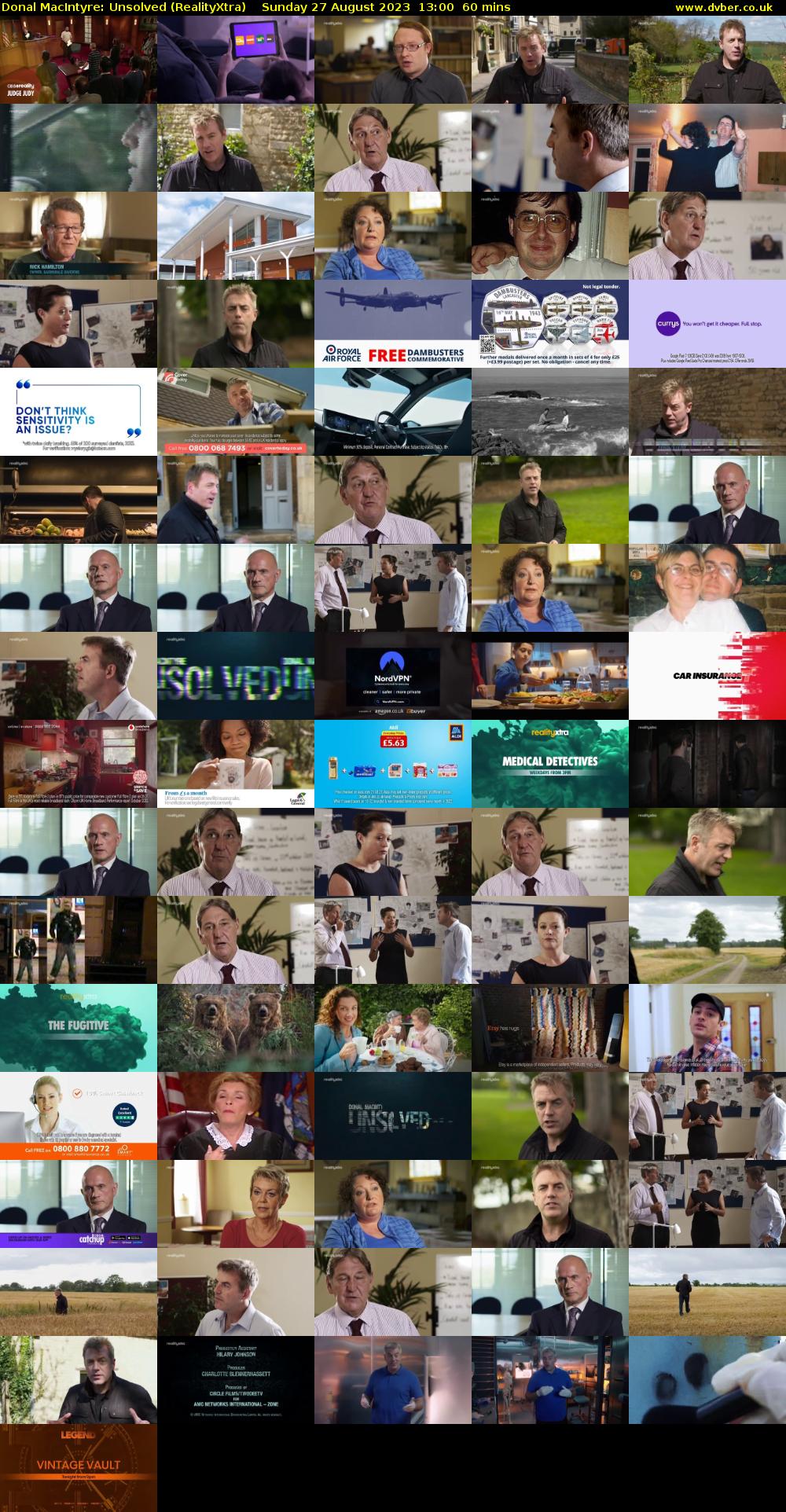 Donal MacIntyre: Unsolved (RealityXtra) Sunday 27 August 2023 13:00 - 14:00