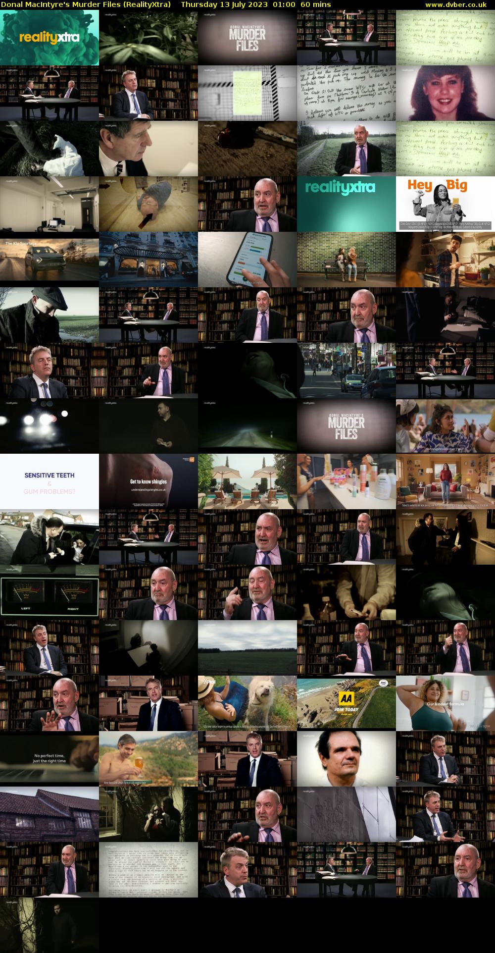 Donal MacIntyre's Murder Files (RealityXtra) Thursday 13 July 2023 01:00 - 02:00