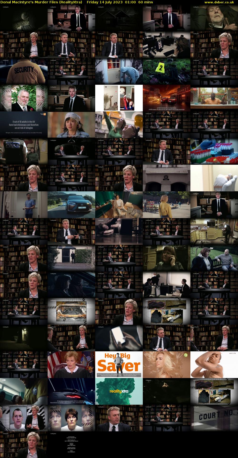 Donal MacIntyre's Murder Files (RealityXtra) Friday 14 July 2023 01:00 - 02:00