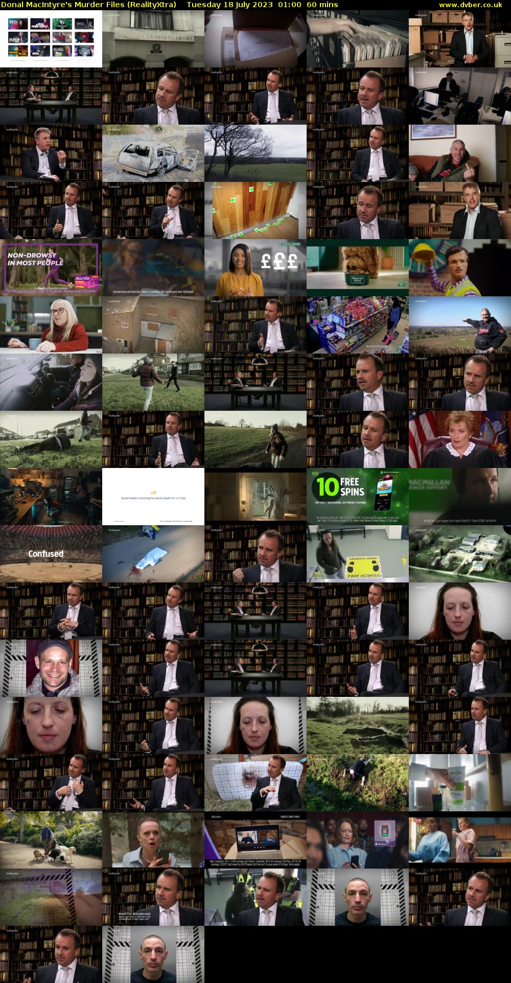 Donal MacIntyre's Murder Files (RealityXtra) Tuesday 18 July 2023 01:00 - 02:00
