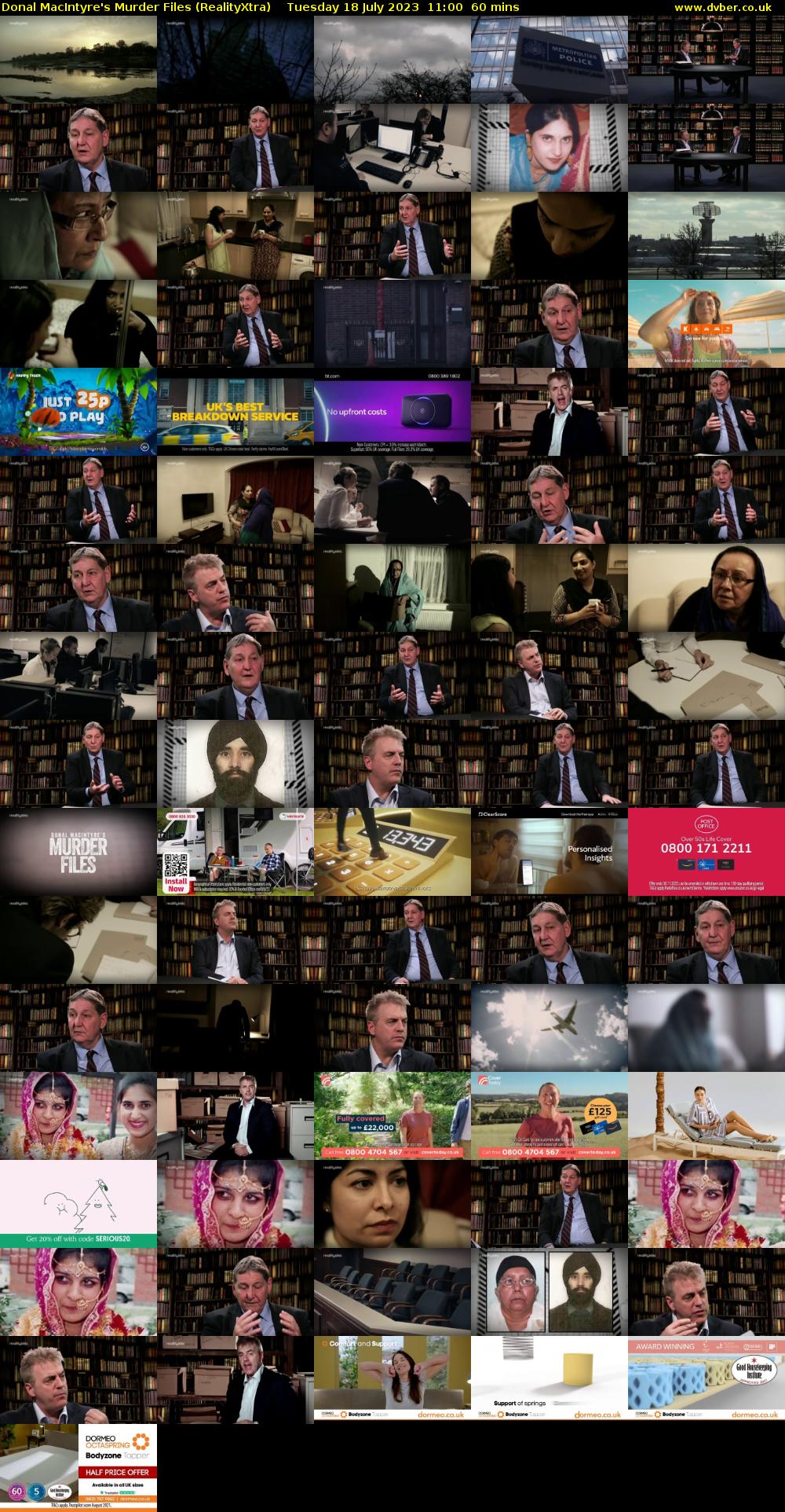Donal MacIntyre's Murder Files (RealityXtra) Tuesday 18 July 2023 11:00 - 12:00