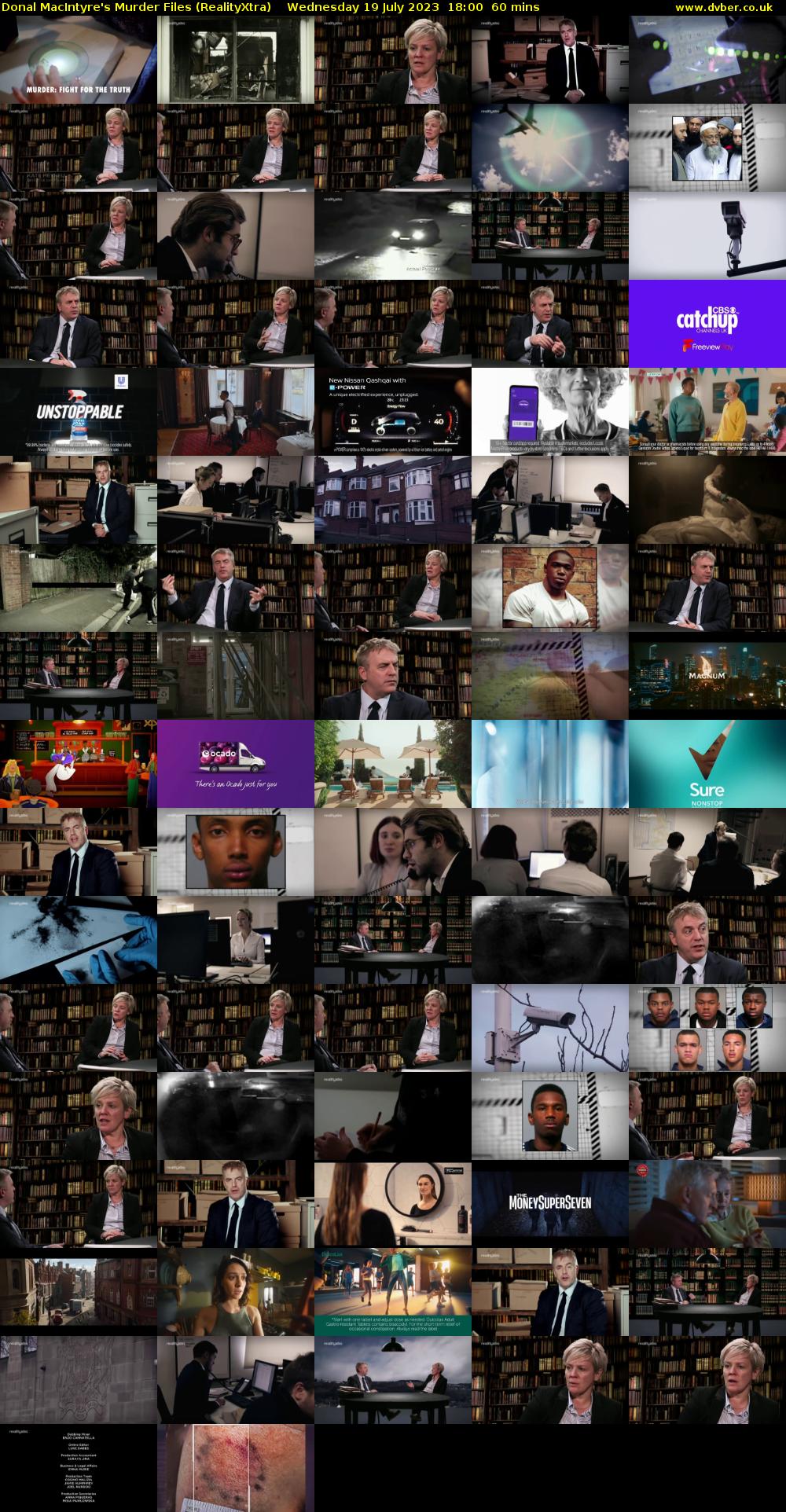 Donal MacIntyre's Murder Files (RealityXtra) Wednesday 19 July 2023 18:00 - 19:00