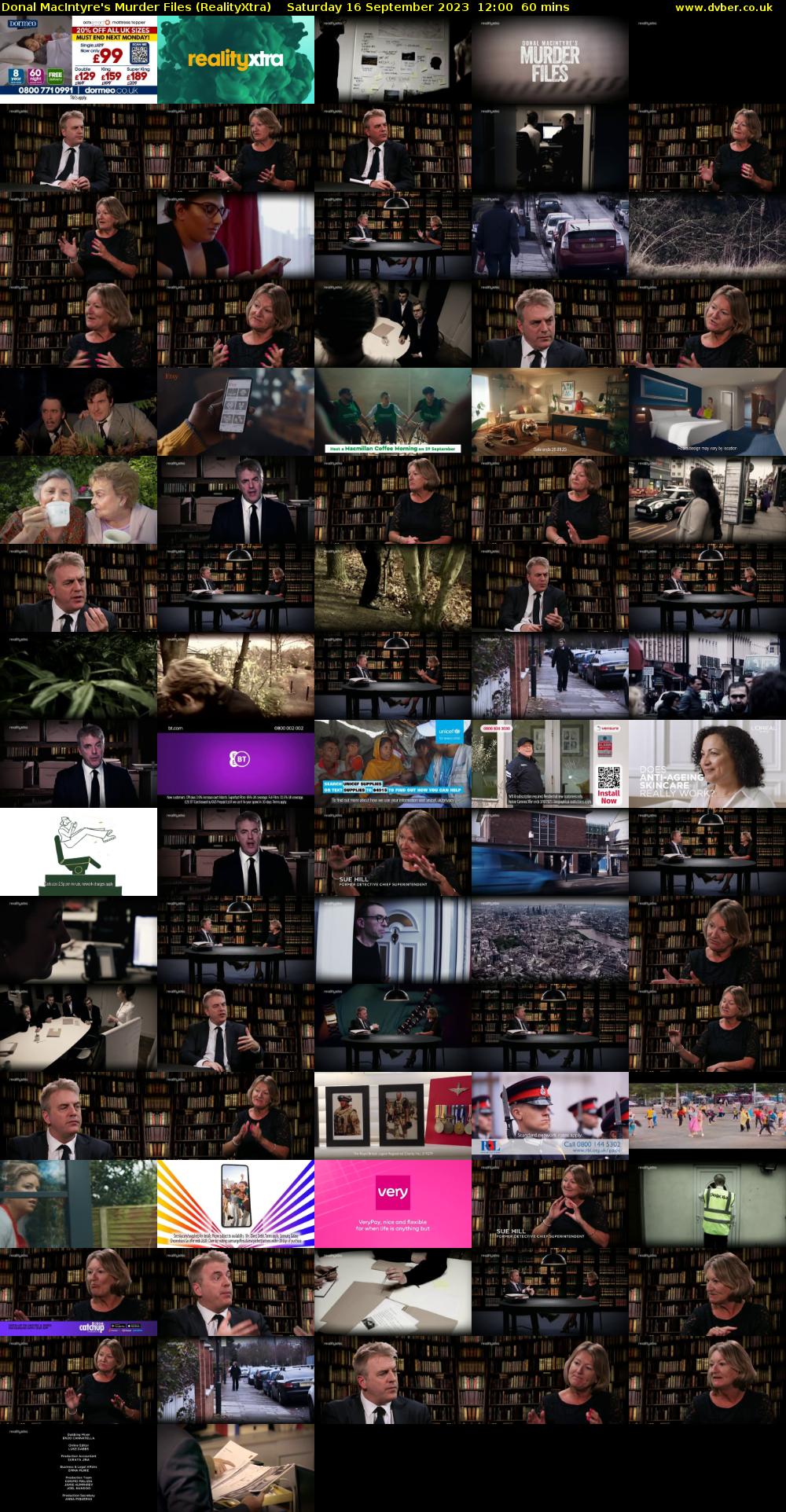 Donal MacIntyre's Murder Files (RealityXtra) Saturday 16 September 2023 12:00 - 13:00
