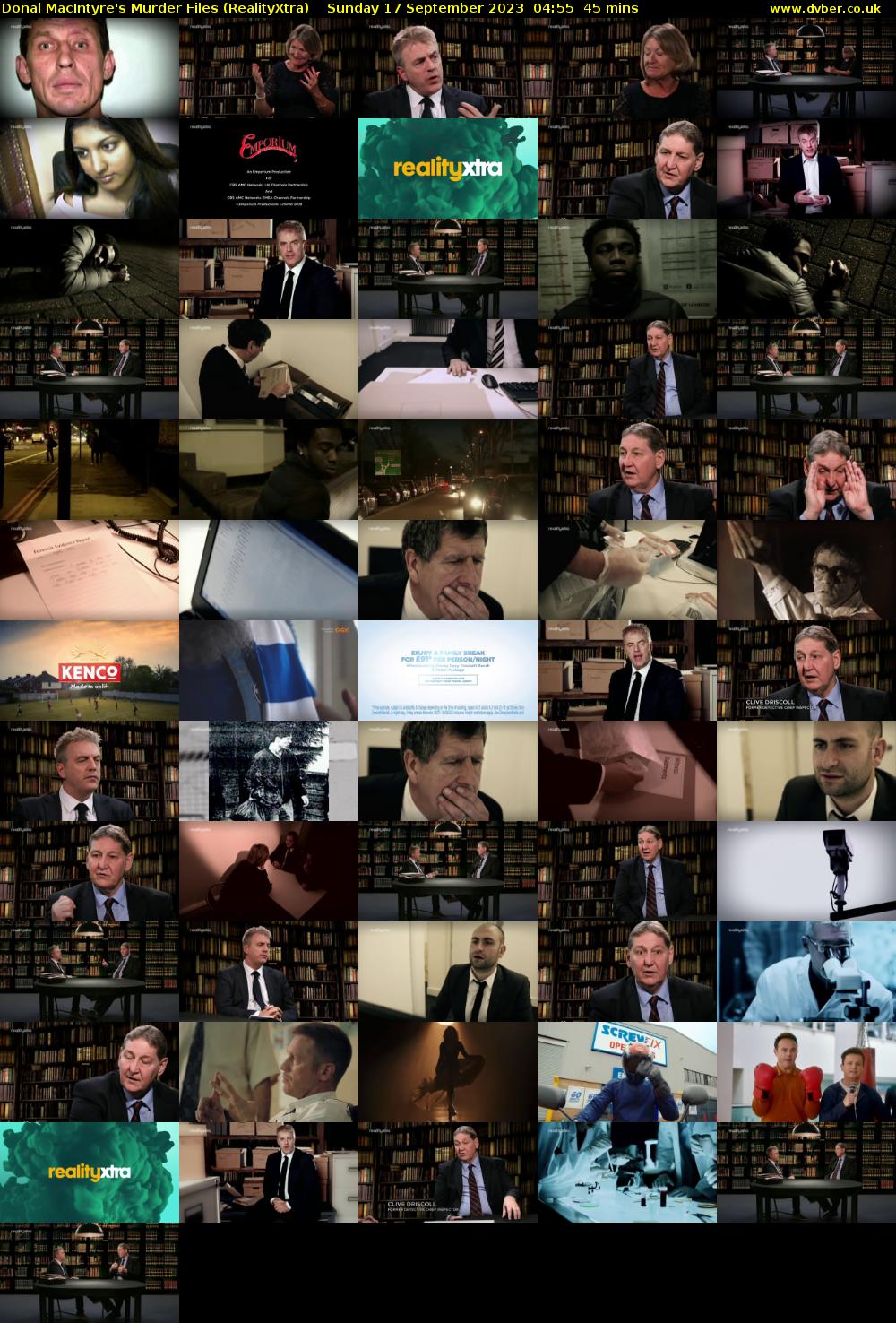 Donal MacIntyre's Murder Files (RealityXtra) Sunday 17 September 2023 04:55 - 05:40