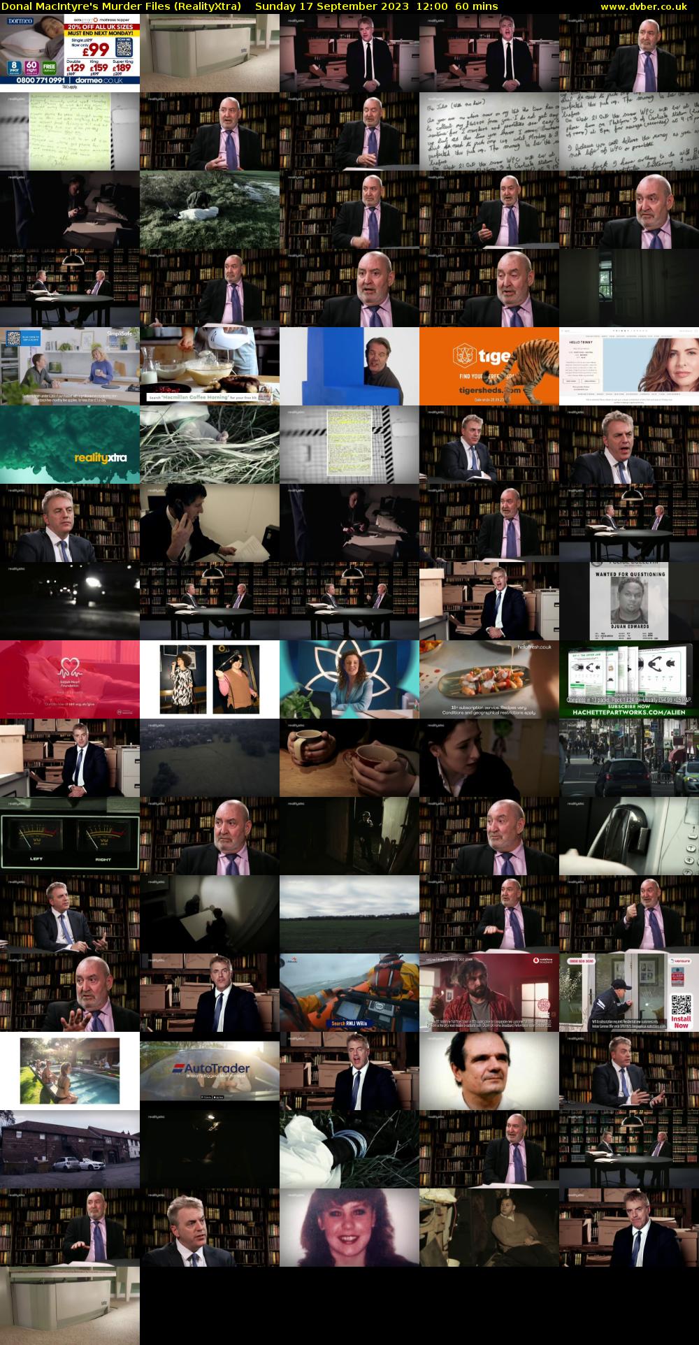 Donal MacIntyre's Murder Files (RealityXtra) Sunday 17 September 2023 12:00 - 13:00