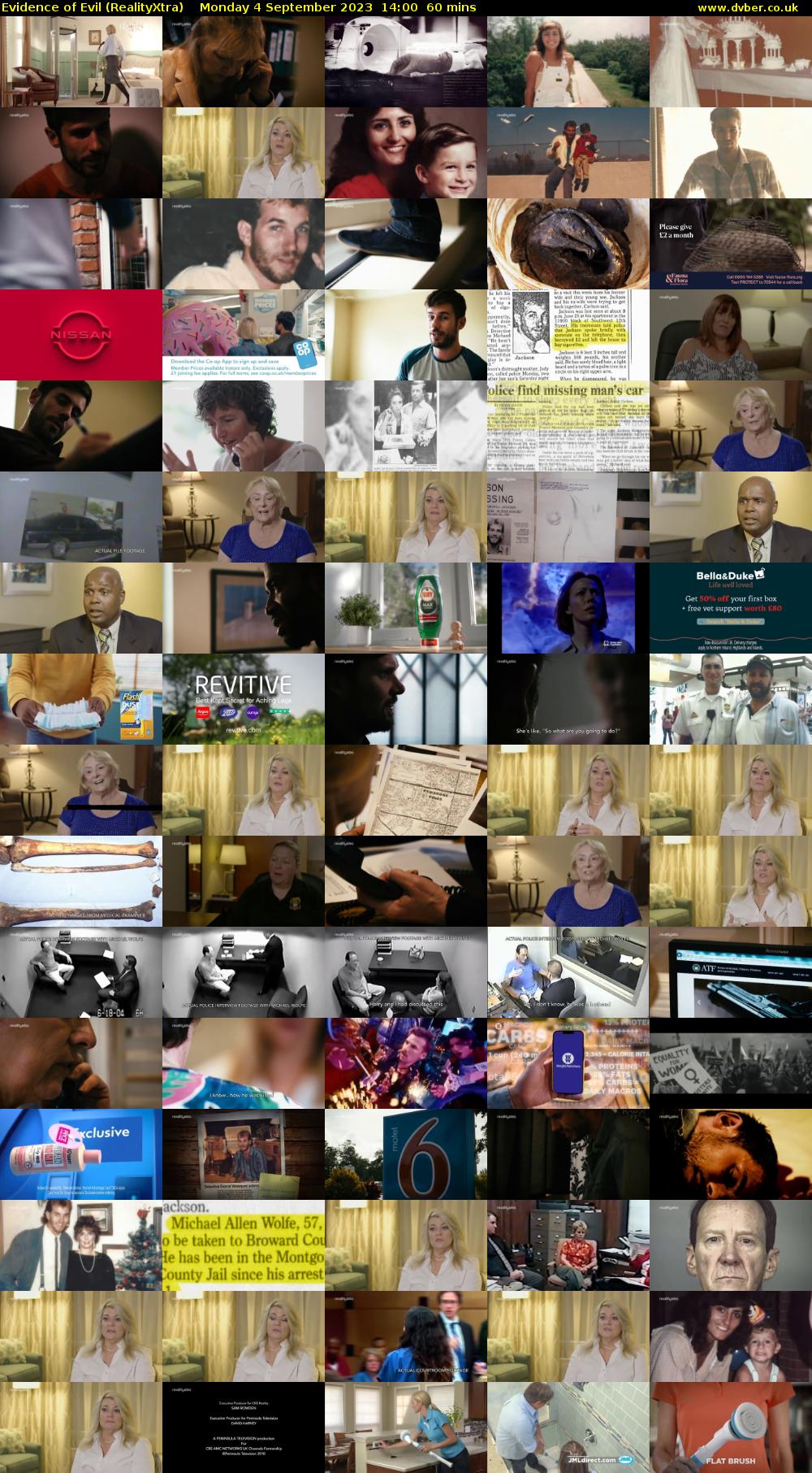 Evidence of Evil (RealityXtra) Monday 4 September 2023 14:00 - 15:00