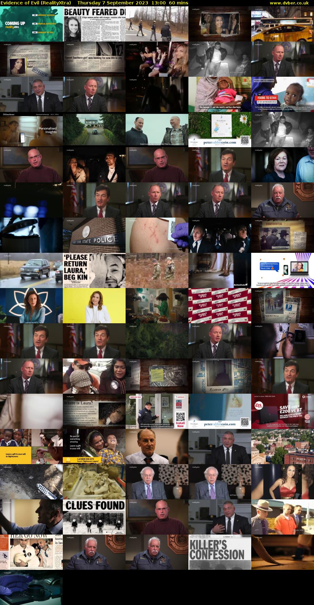 Evidence of Evil (RealityXtra) Thursday 7 September 2023 13:00 - 14:00