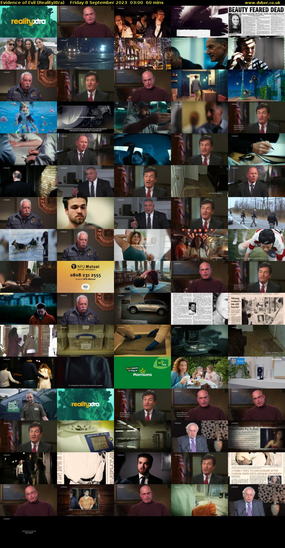 Evidence of Evil (RealityXtra) Friday 8 September 2023 03:00 - 04:00