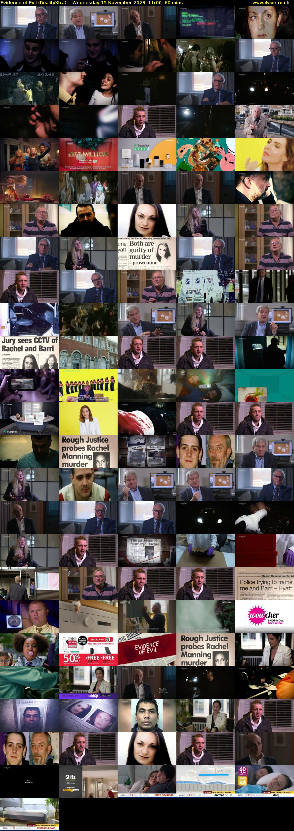 Evidence of Evil (RealityXtra) Wednesday 15 November 2023 11:00 - 12:00