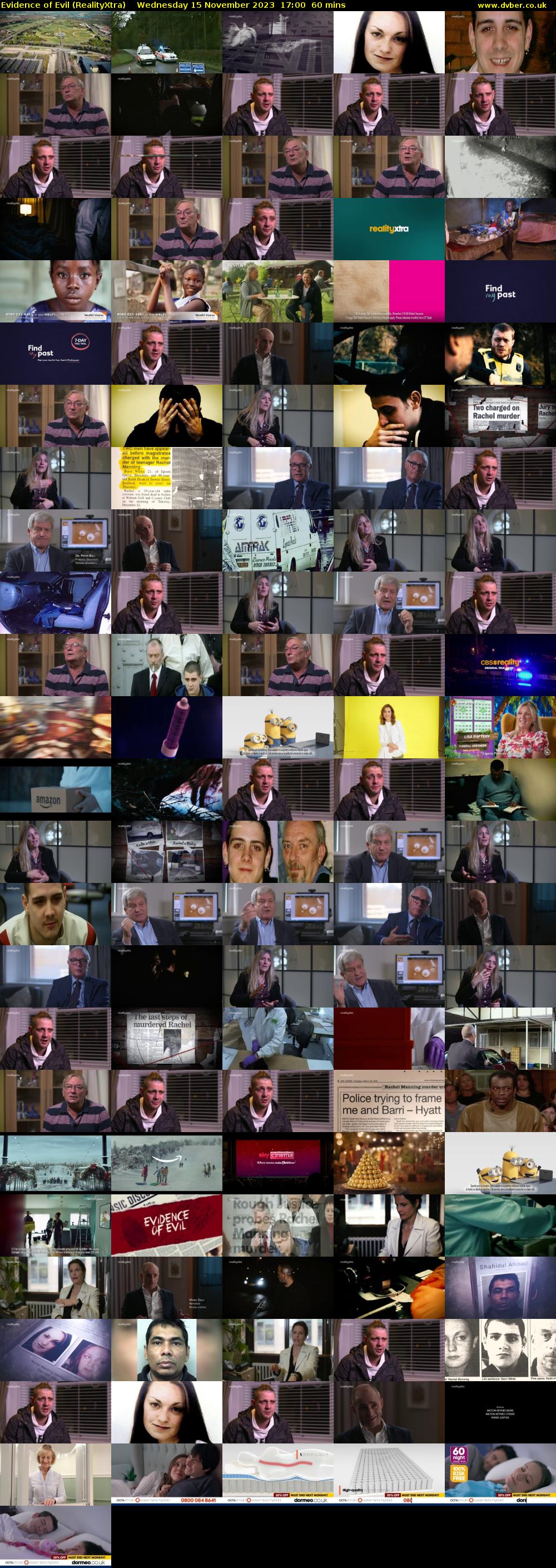 Evidence of Evil (RealityXtra) Wednesday 15 November 2023 17:00 - 18:00