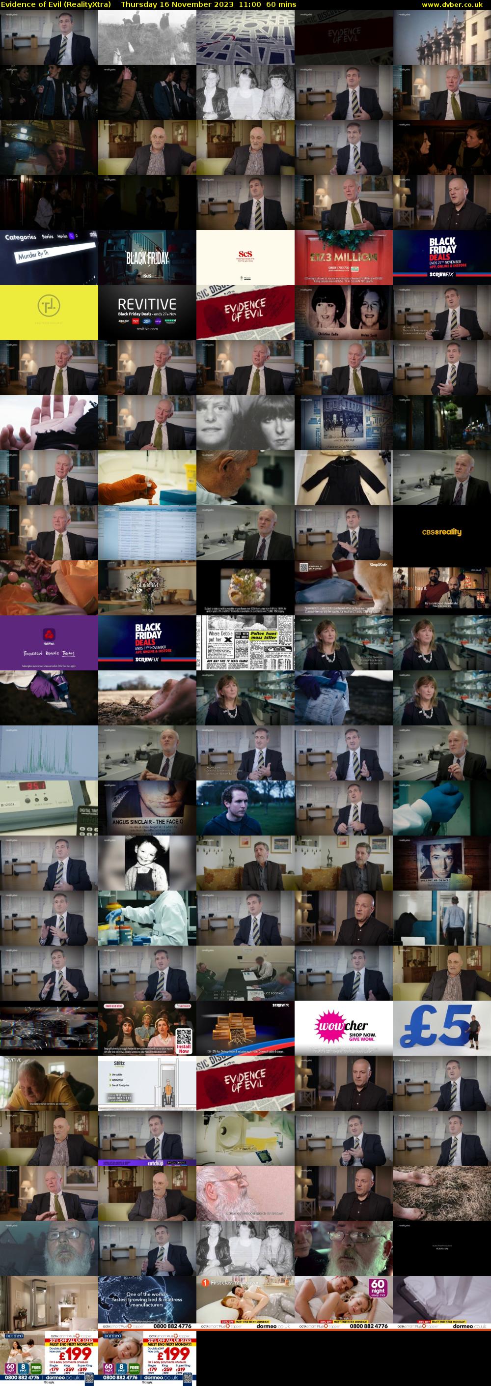 Evidence of Evil (RealityXtra) Thursday 16 November 2023 11:00 - 12:00