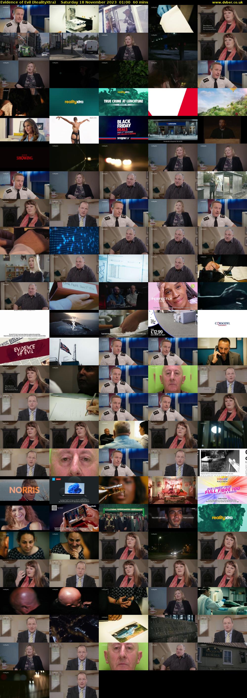 Evidence of Evil (RealityXtra) Saturday 18 November 2023 01:00 - 02:00