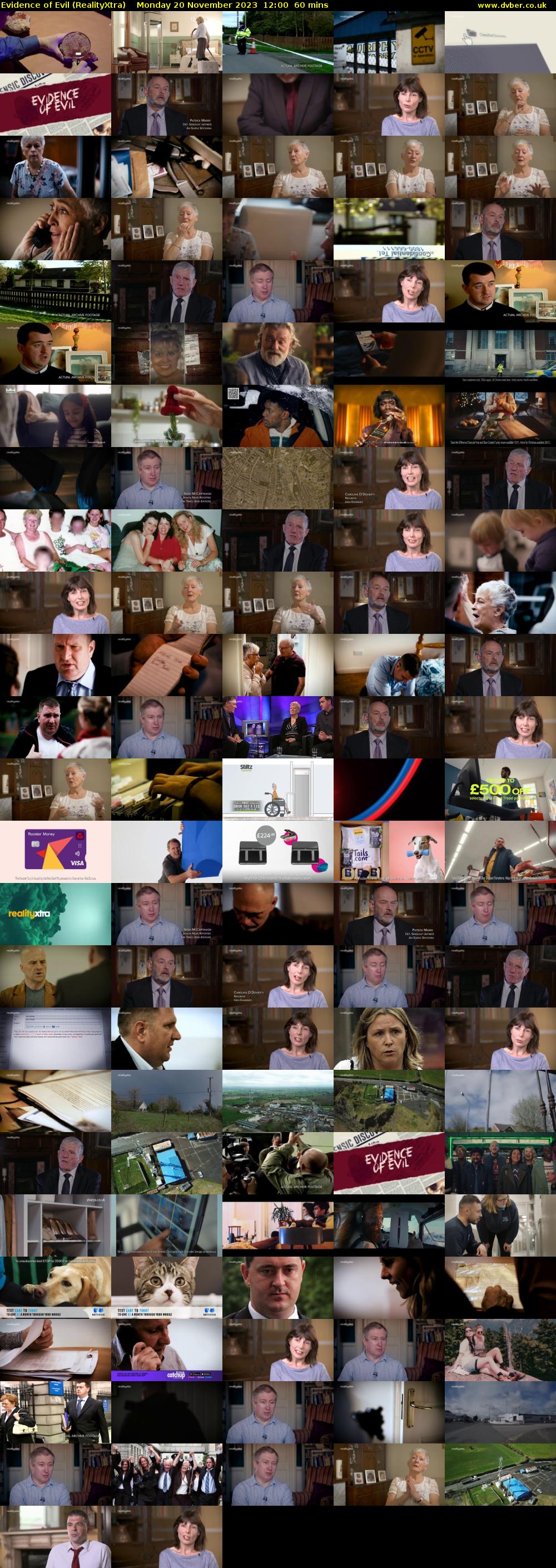 Evidence of Evil (RealityXtra) Monday 20 November 2023 12:00 - 13:00