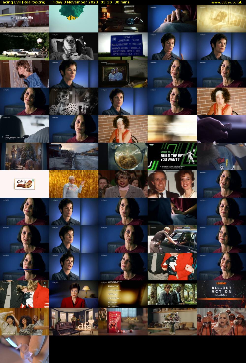 Facing Evil (RealityXtra) Friday 3 November 2023 03:30 - 04:00