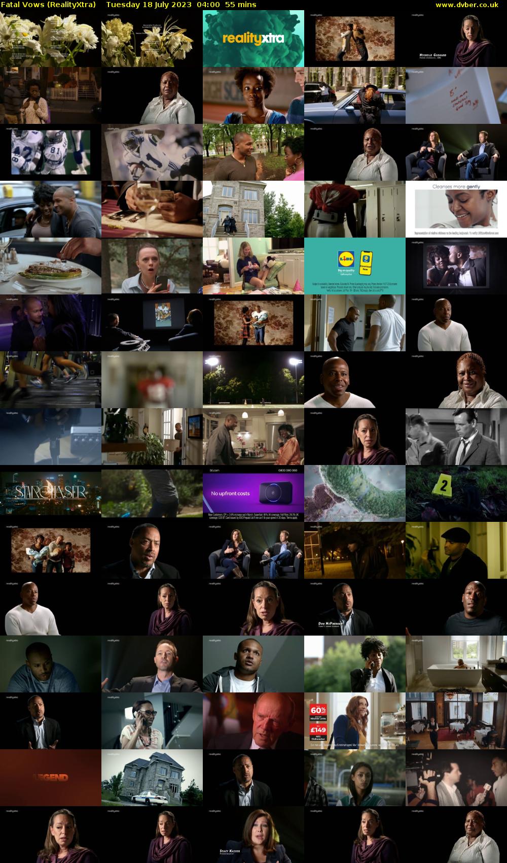 Fatal Vows (RealityXtra) Tuesday 18 July 2023 04:00 - 04:55