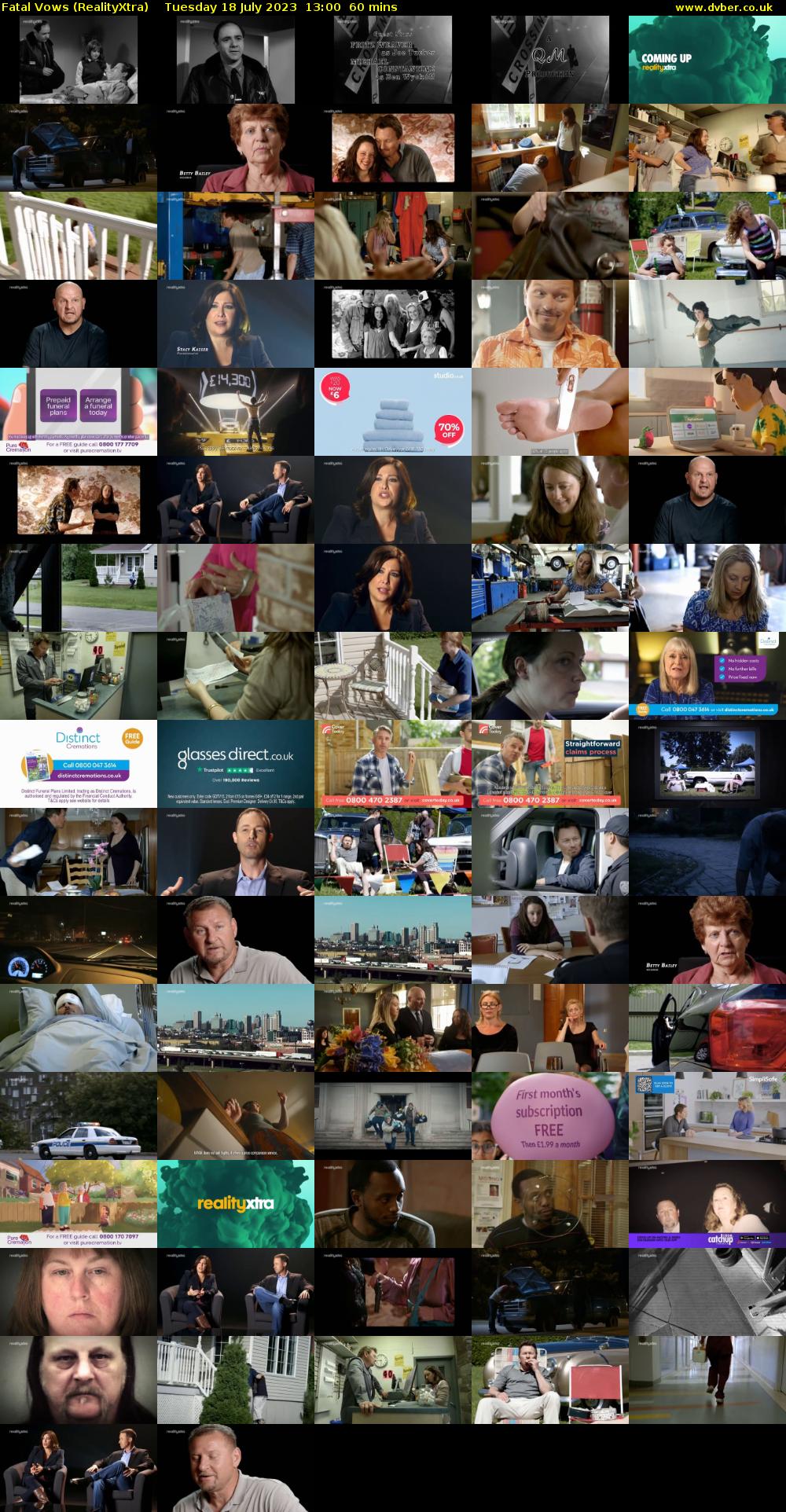 Fatal Vows (RealityXtra) Tuesday 18 July 2023 13:00 - 14:00