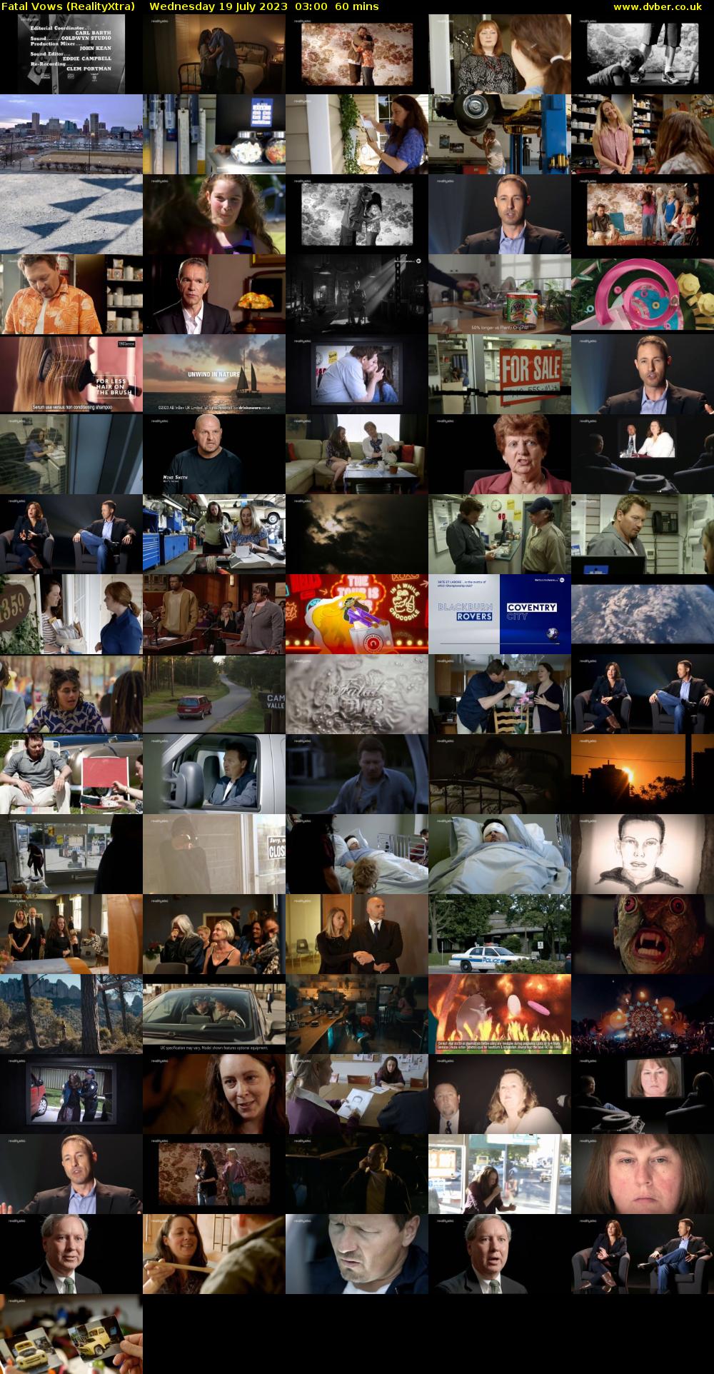 Fatal Vows (RealityXtra) Wednesday 19 July 2023 03:00 - 04:00