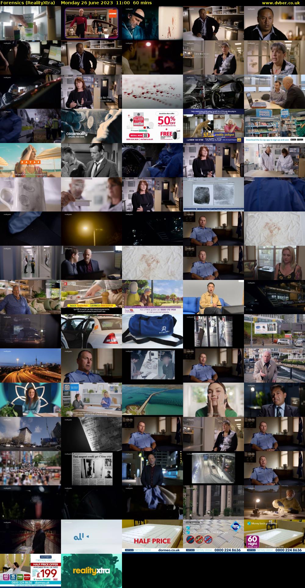 Forensics (RealityXtra) Monday 26 June 2023 11:00 - 12:00