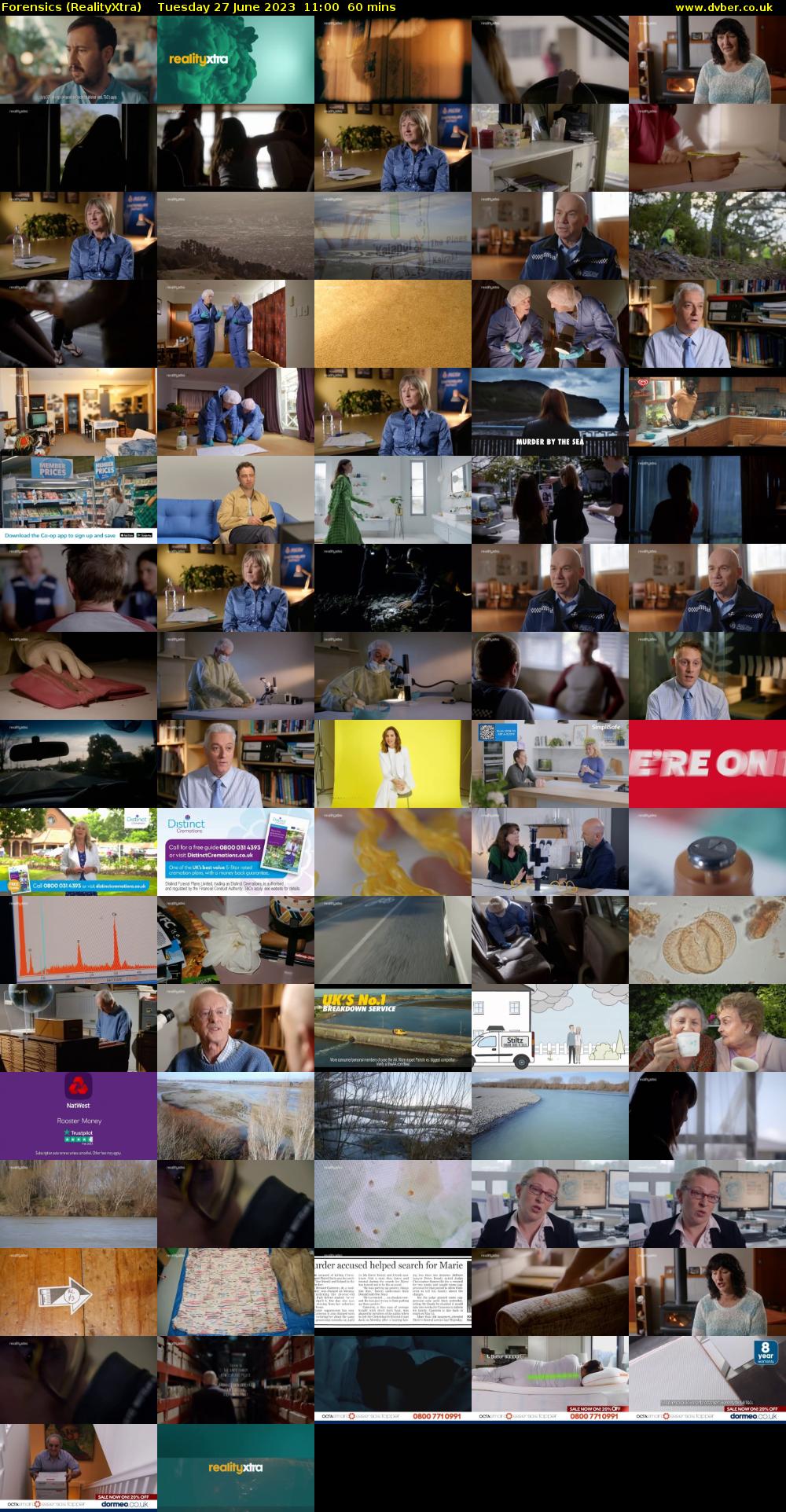 Forensics (RealityXtra) Tuesday 27 June 2023 11:00 - 12:00