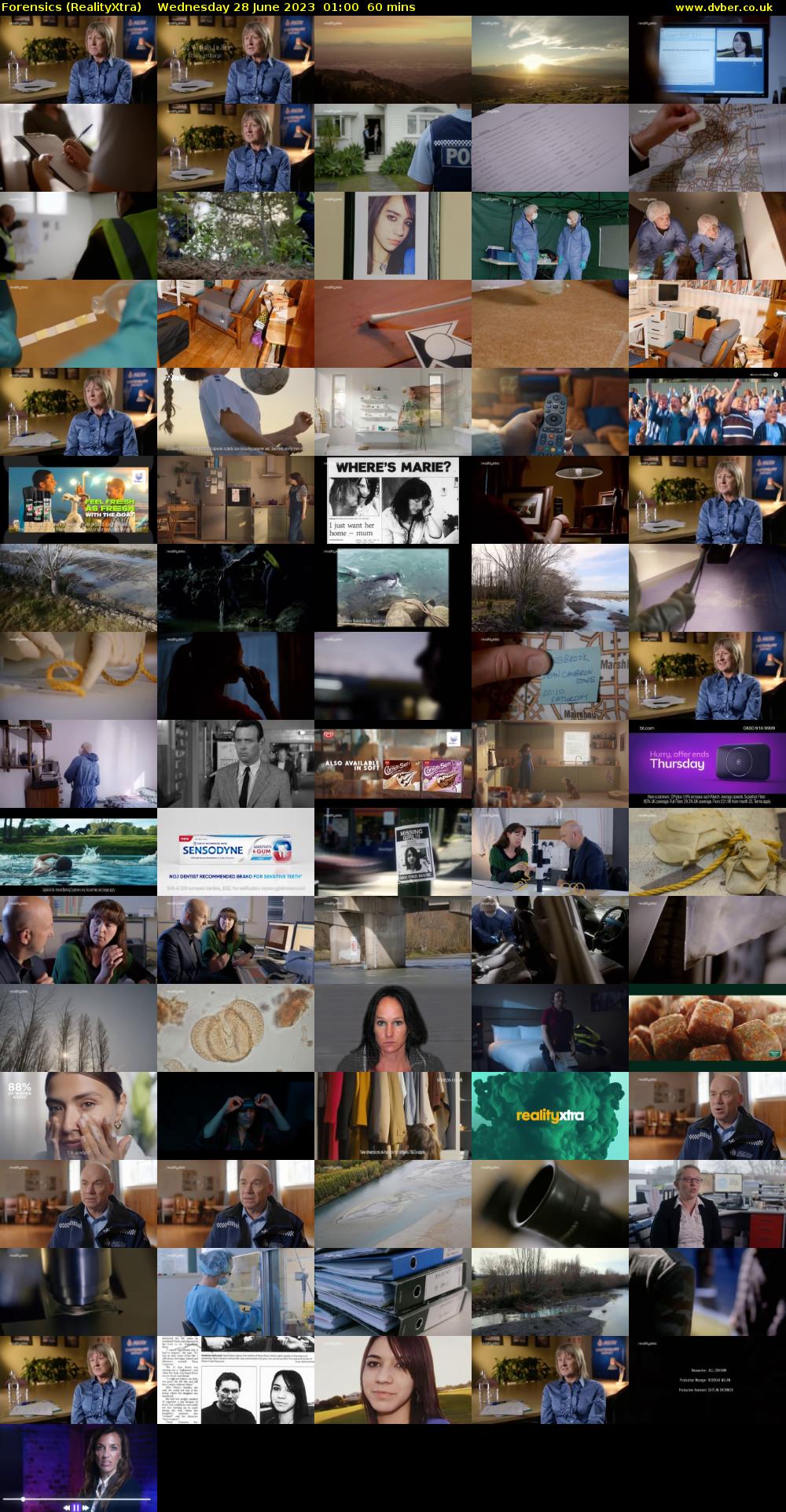 Forensics (RealityXtra) Wednesday 28 June 2023 01:00 - 02:00