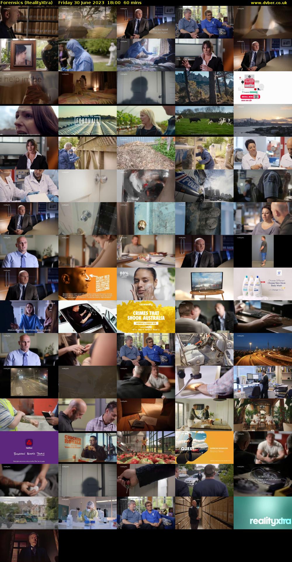 Forensics (RealityXtra) Friday 30 June 2023 18:00 - 19:00