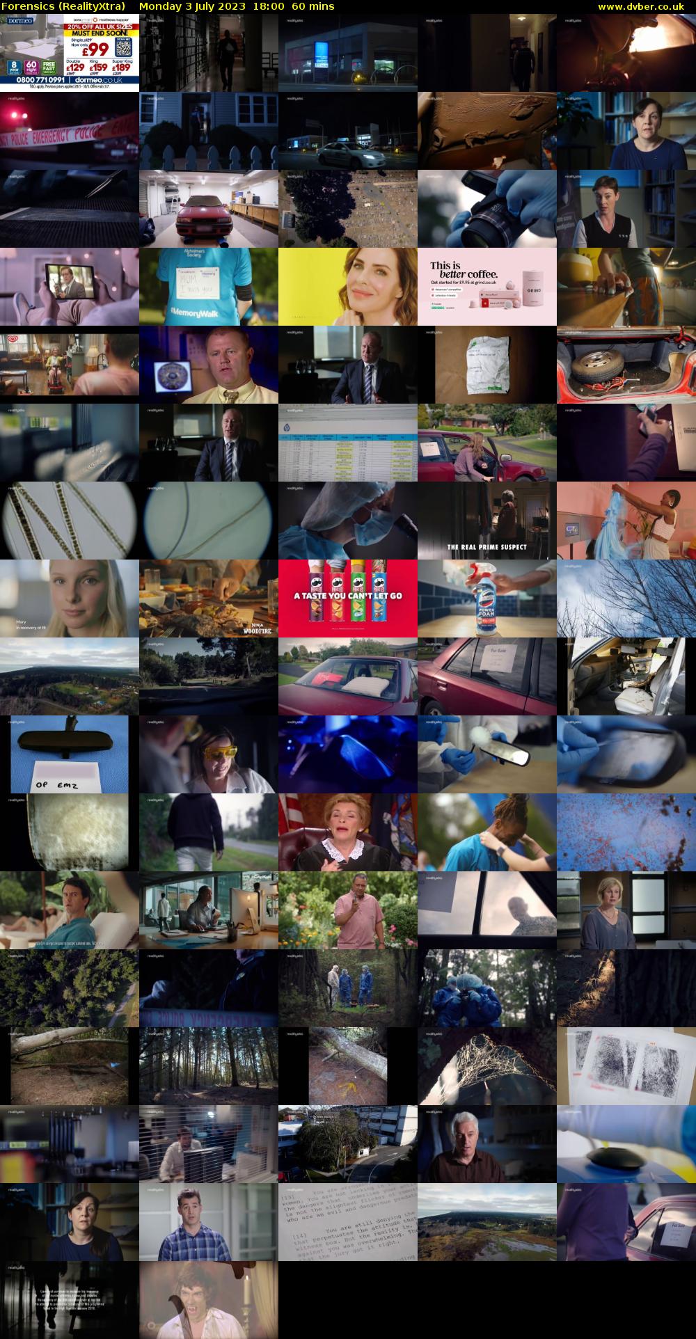 Forensics (RealityXtra) Monday 3 July 2023 18:00 - 19:00