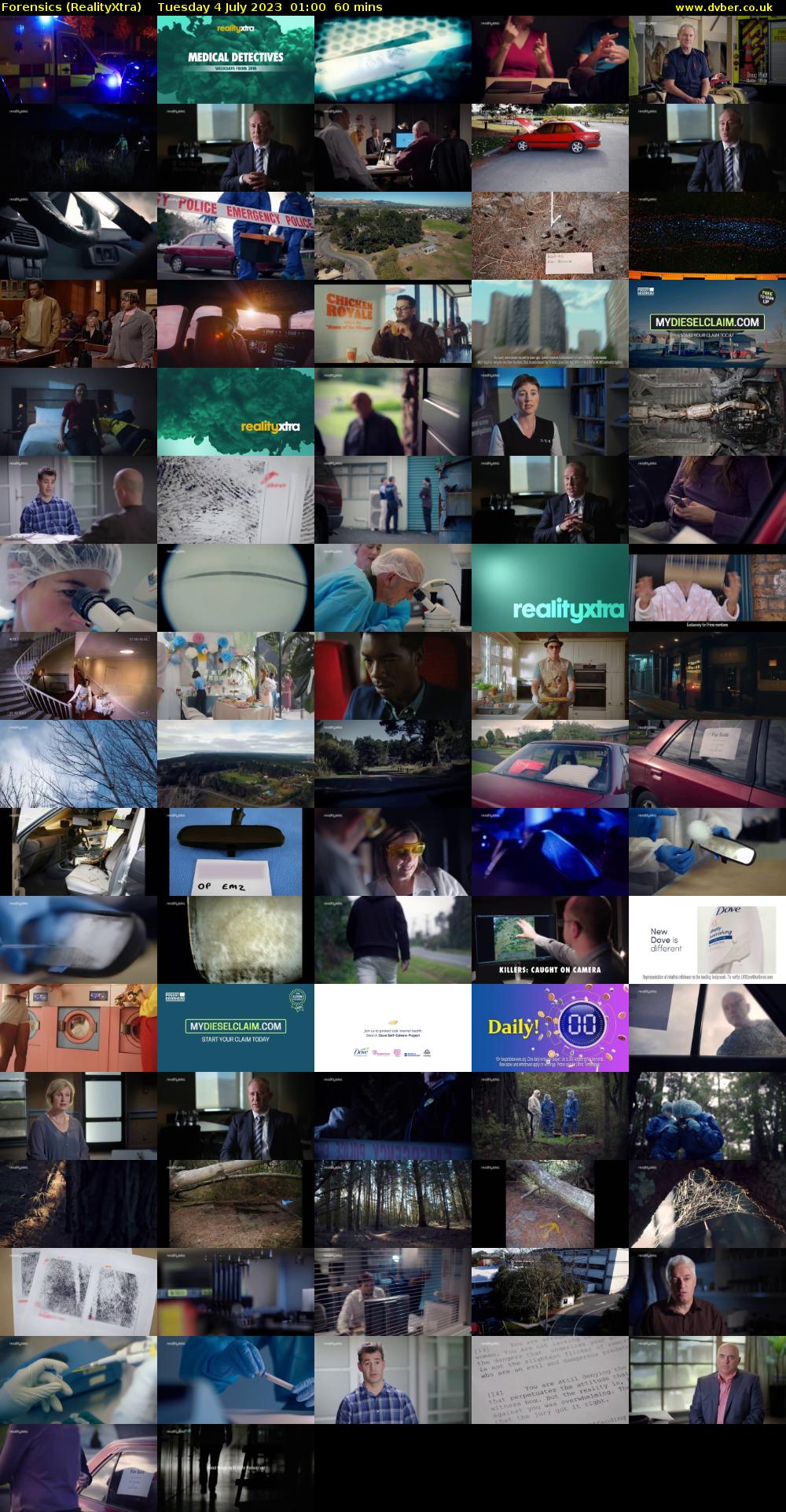Forensics (RealityXtra) Tuesday 4 July 2023 01:00 - 02:00