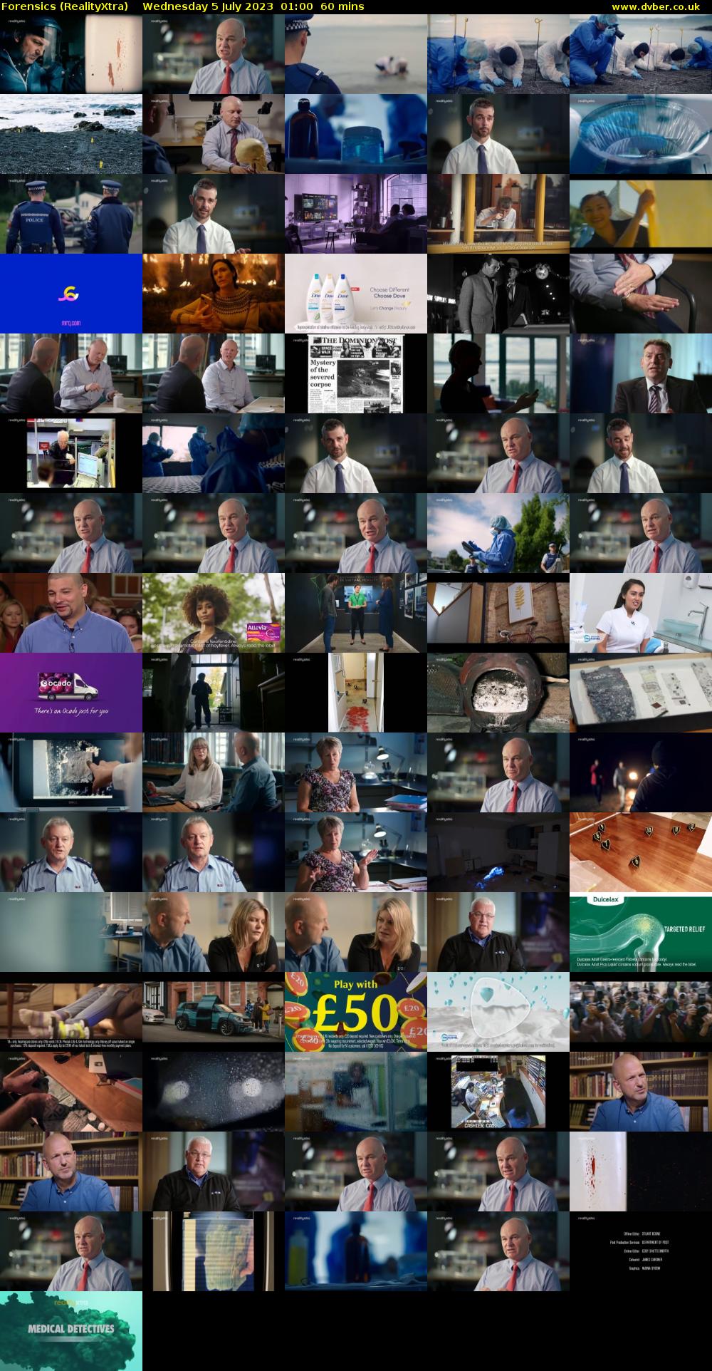 Forensics (RealityXtra) Wednesday 5 July 2023 01:00 - 02:00