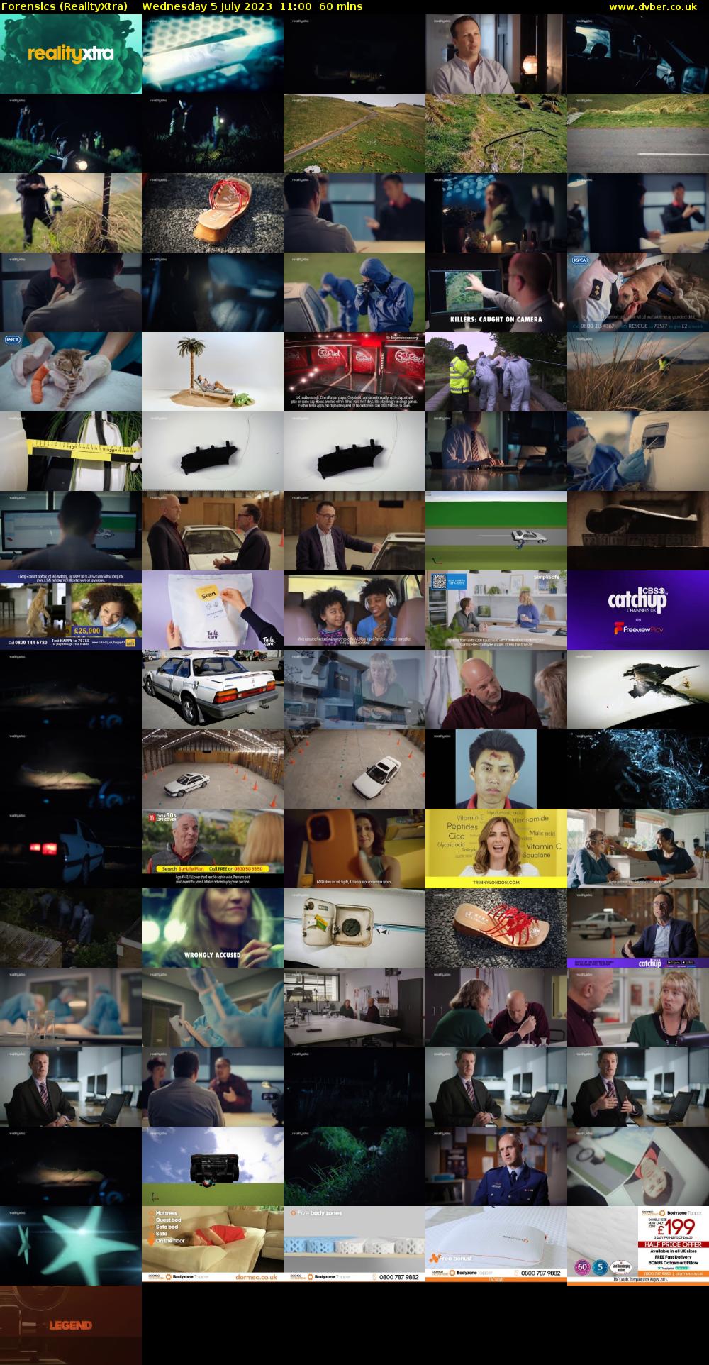 Forensics (RealityXtra) Wednesday 5 July 2023 11:00 - 12:00