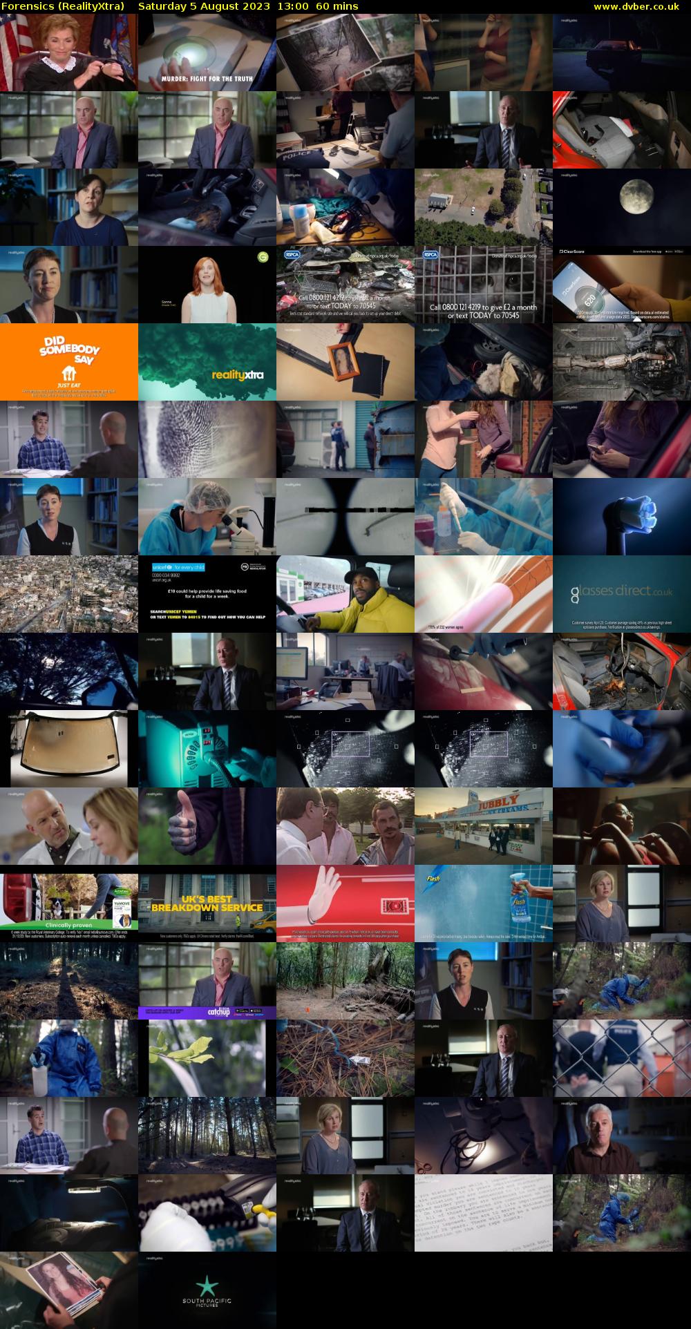 Forensics (RealityXtra) Saturday 5 August 2023 13:00 - 14:00