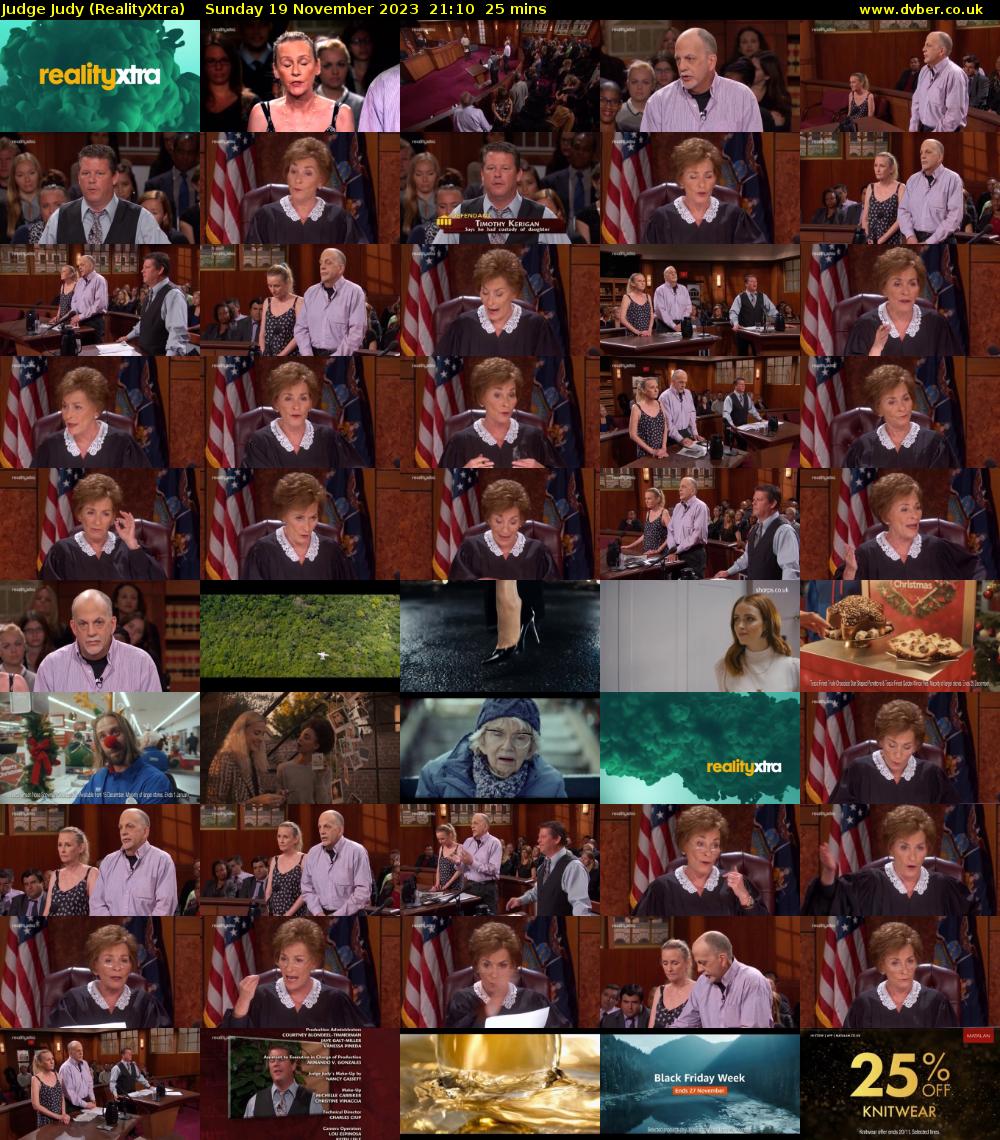 Judge Judy (RealityXtra) Sunday 19 November 2023 21:10 - 21:35
