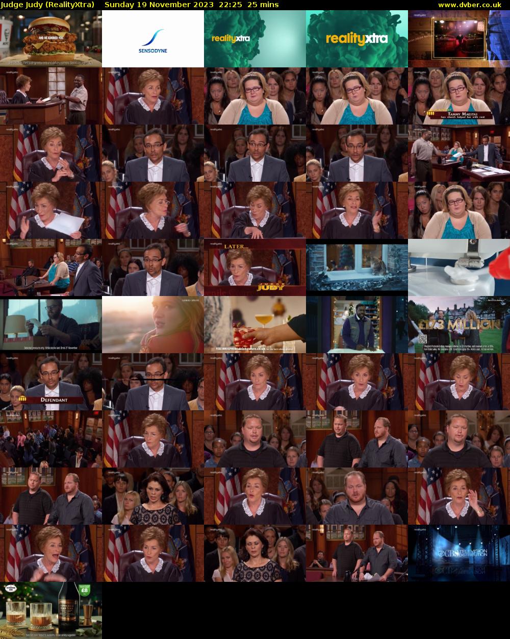 Judge Judy (RealityXtra) Sunday 19 November 2023 22:25 - 22:50