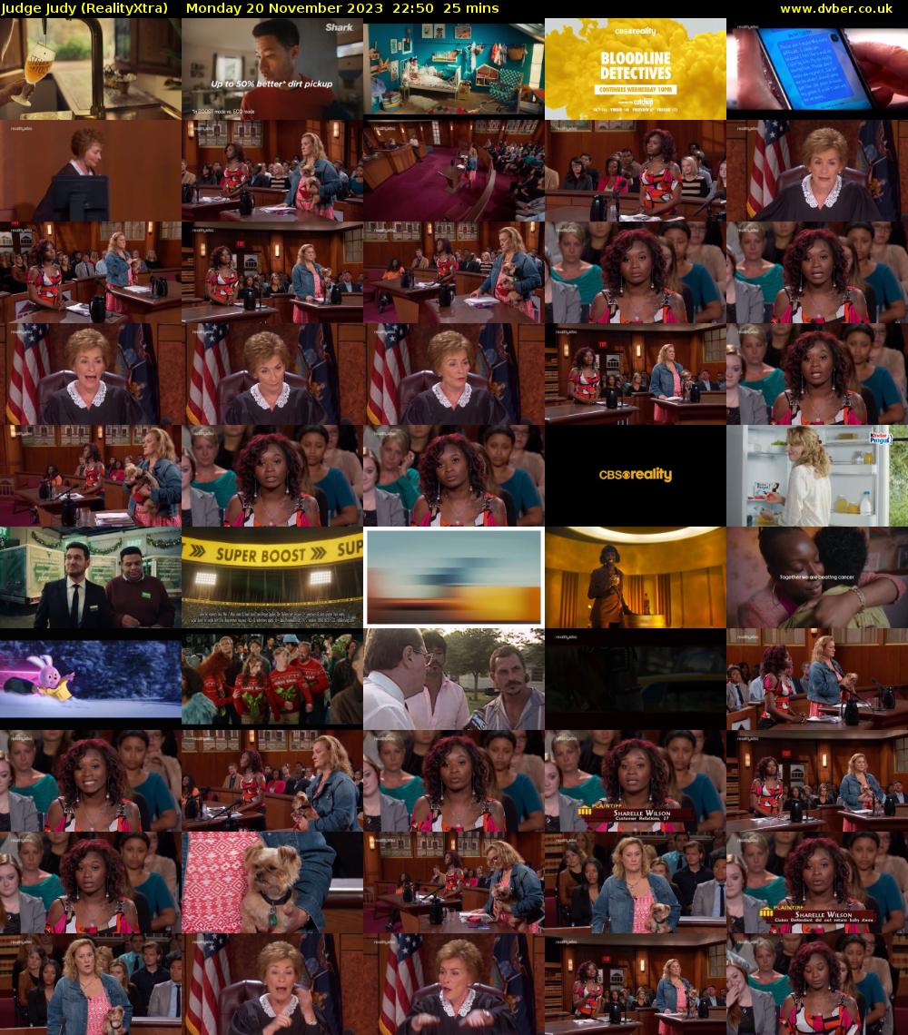 Judge Judy (RealityXtra) Monday 20 November 2023 22:50 - 23:15
