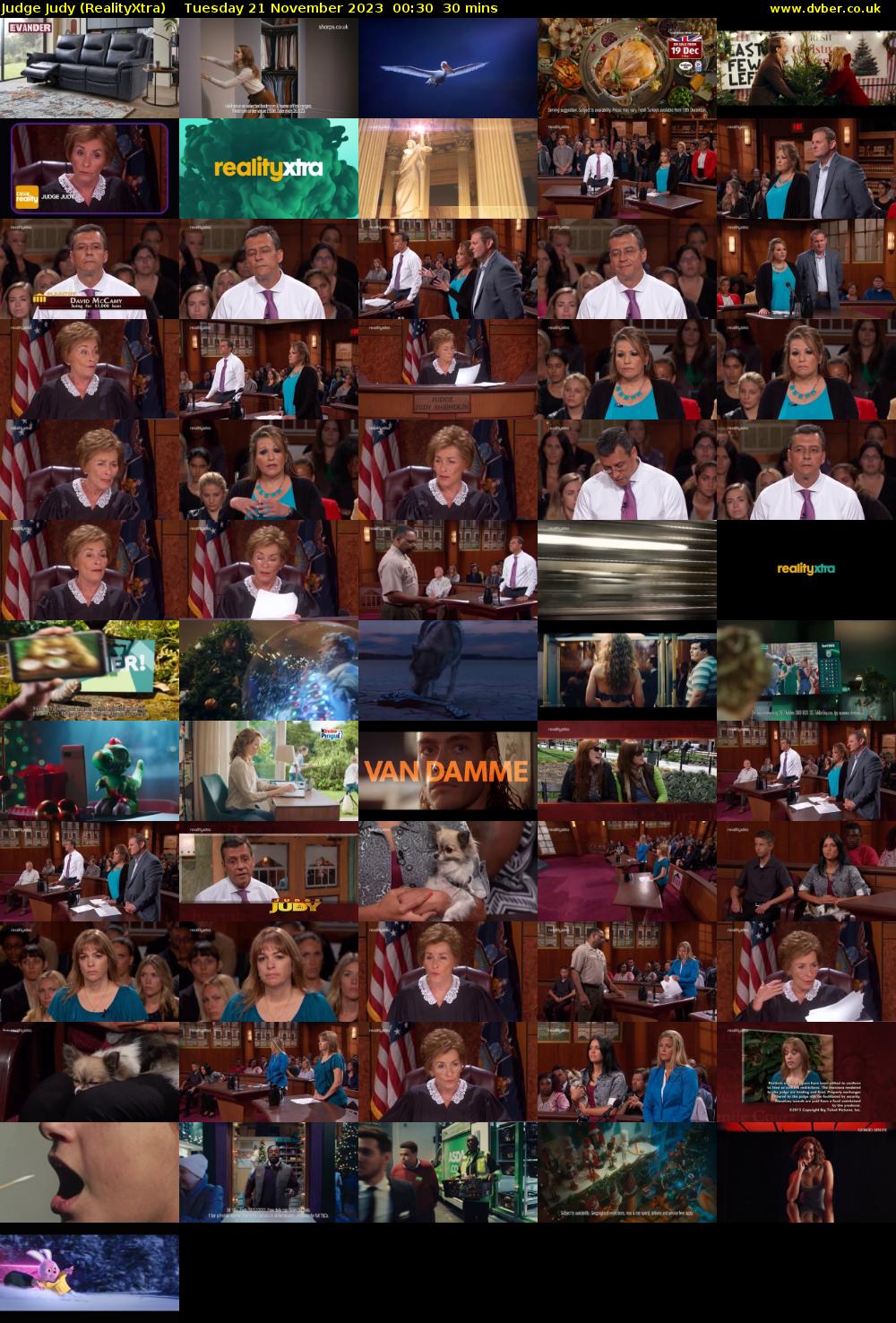 Judge Judy (RealityXtra) Tuesday 21 November 2023 00:30 - 01:00