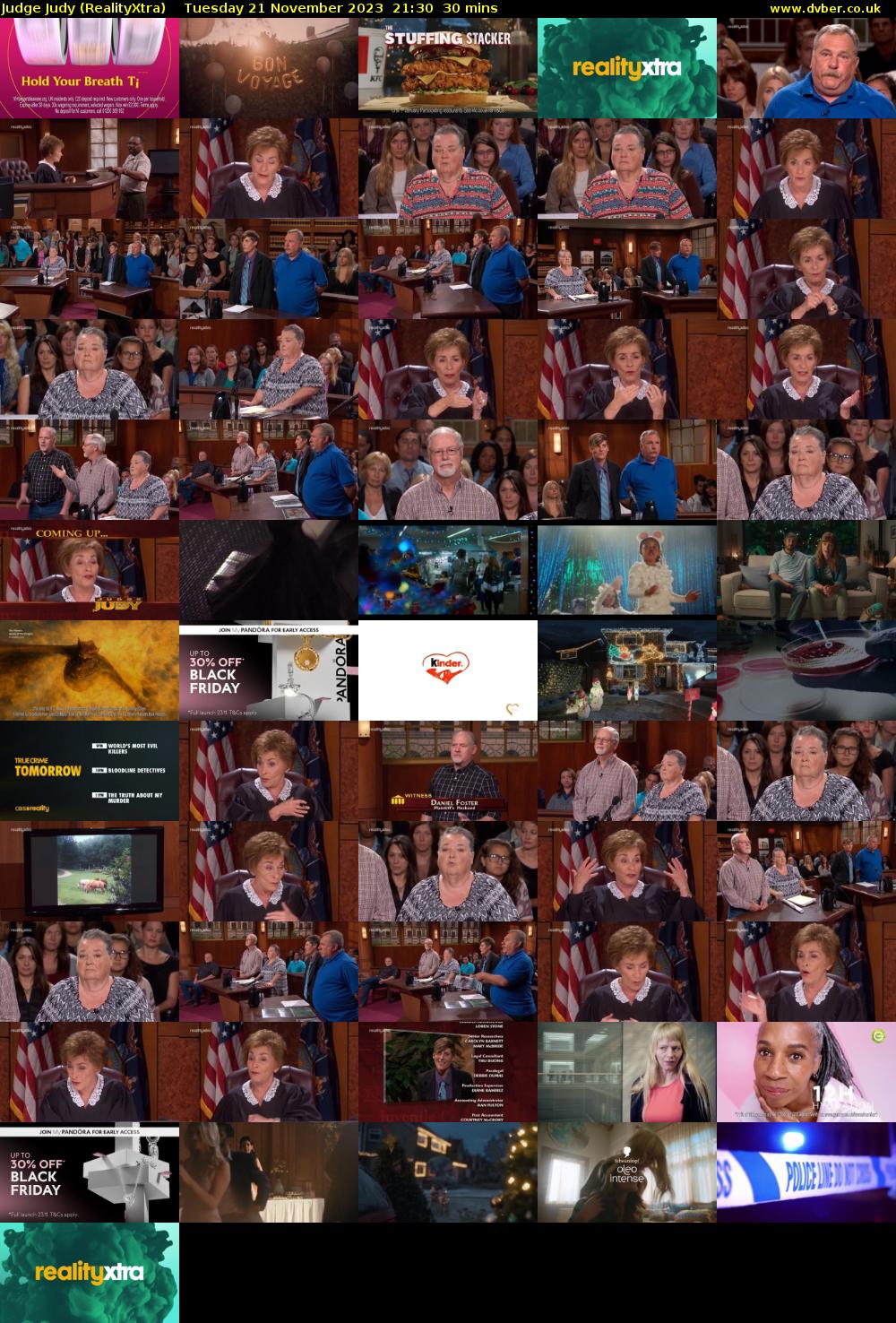 Judge Judy (RealityXtra) Tuesday 21 November 2023 21:30 - 22:00