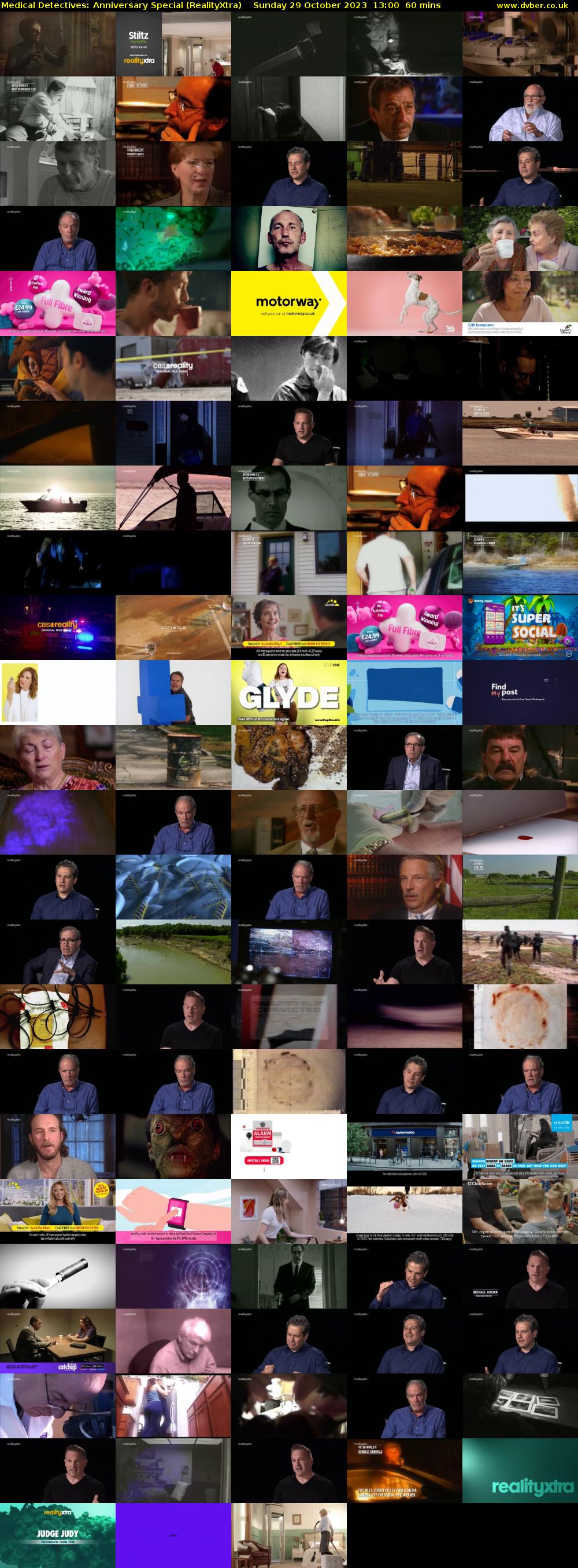 Medical Detectives: Anniversary Special (RealityXtra) Sunday 29 October 2023 13:00 - 14:00