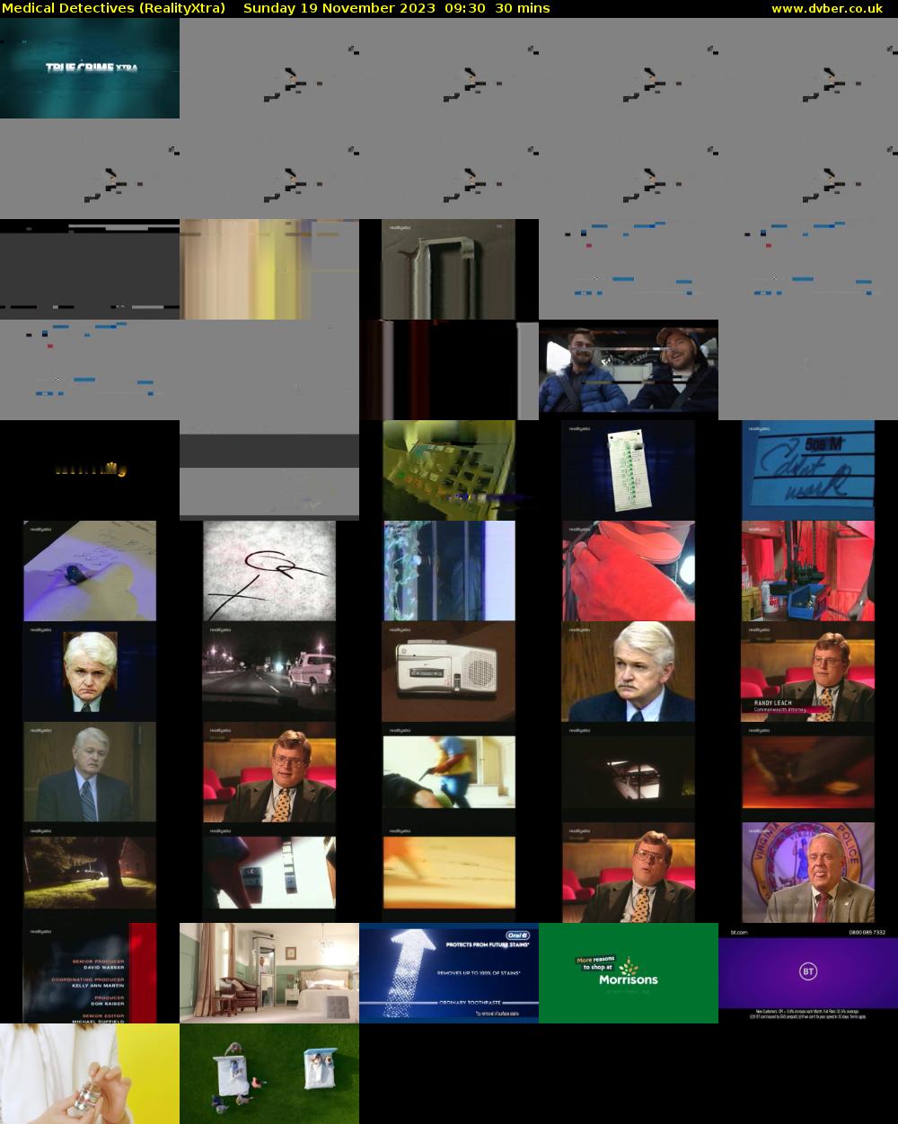 Medical Detectives (RealityXtra) Sunday 19 November 2023 09:30 - 10:00